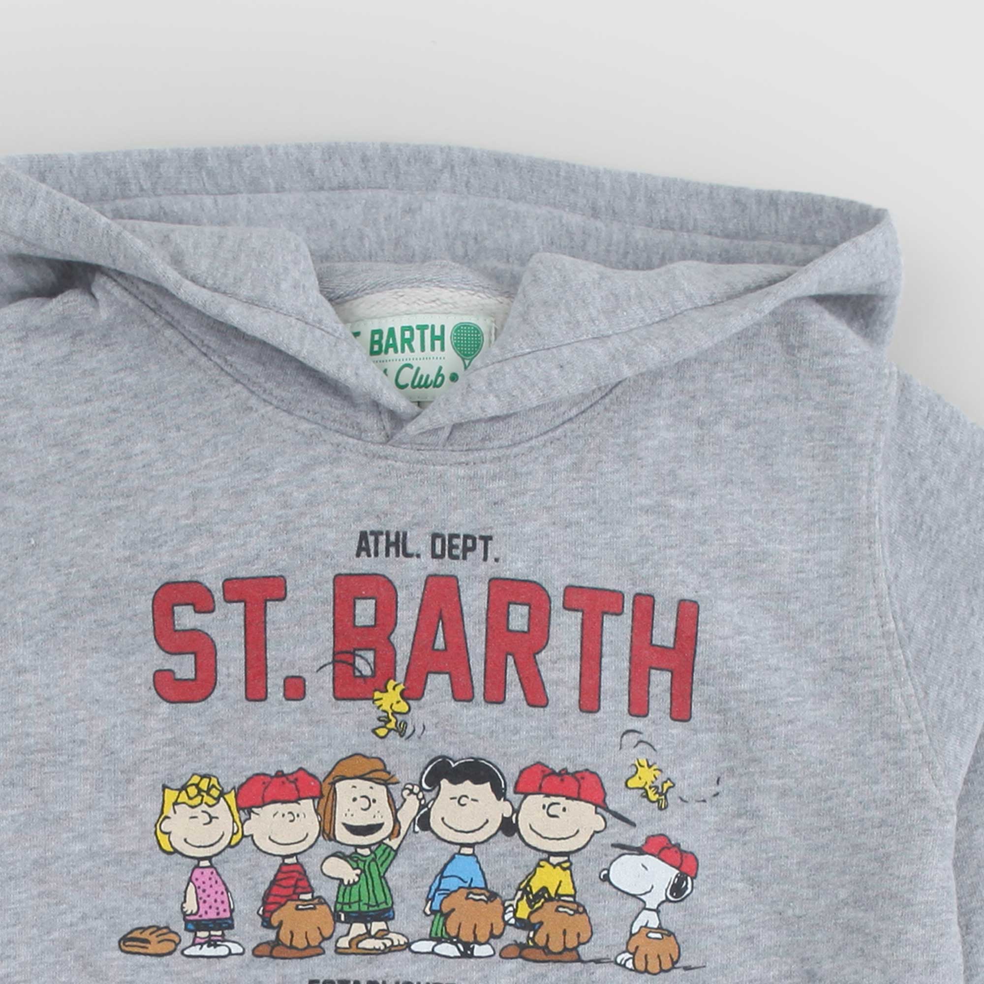 Felpa Grigia Oliver con Stampa Peanuts - annameglio.com abbigliamento moda