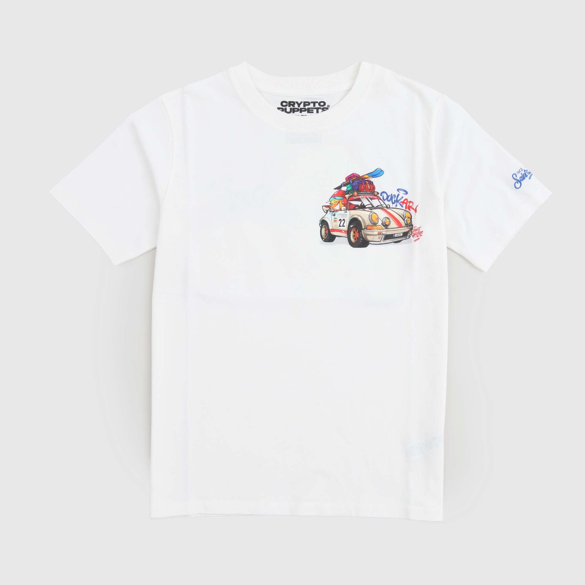 T-shirt bianca firmata ST. BARTH - annameglio.com abbigliamento moda