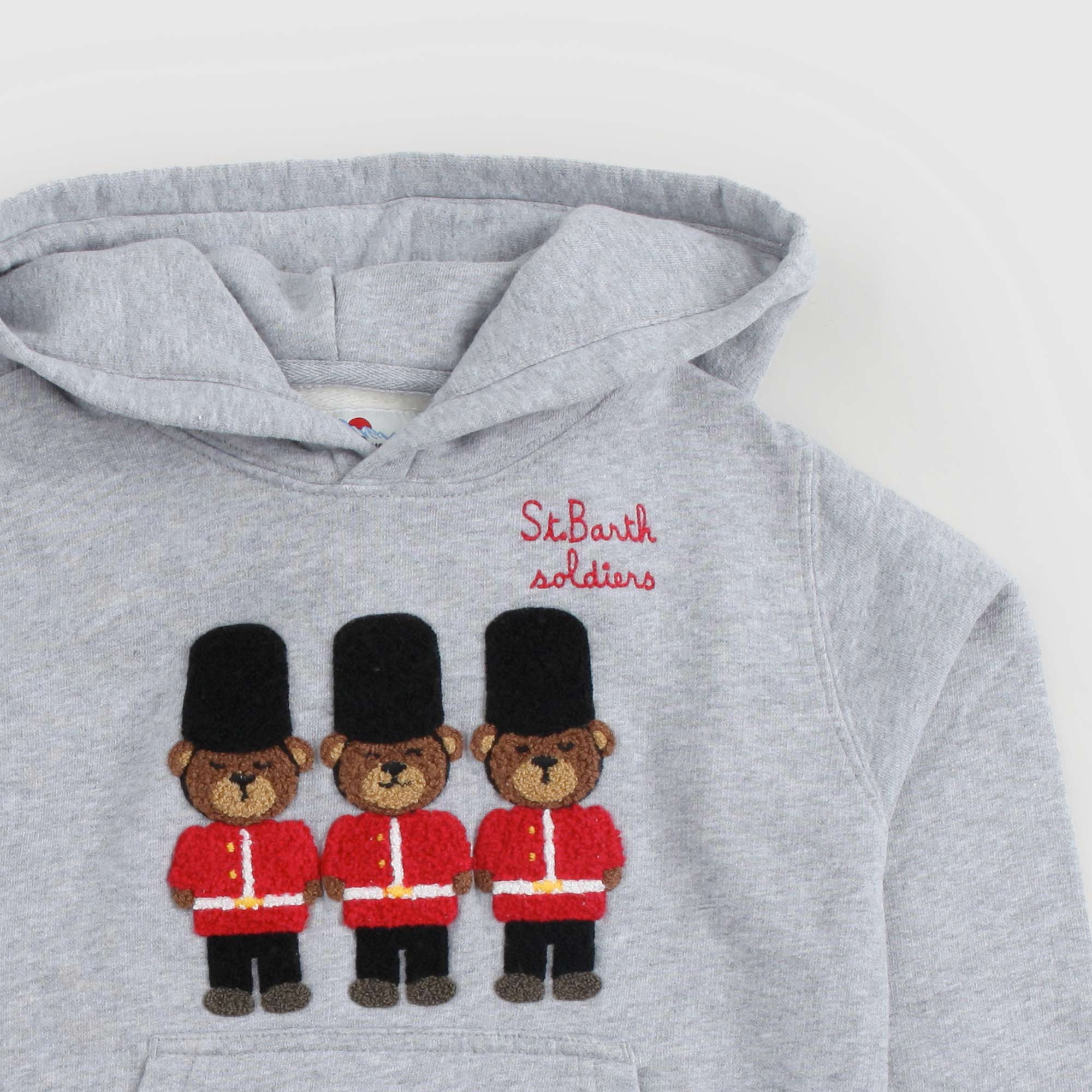 Felpa grigia con cappuccio ST. BARTH - annameglio.com abbigliamento moda