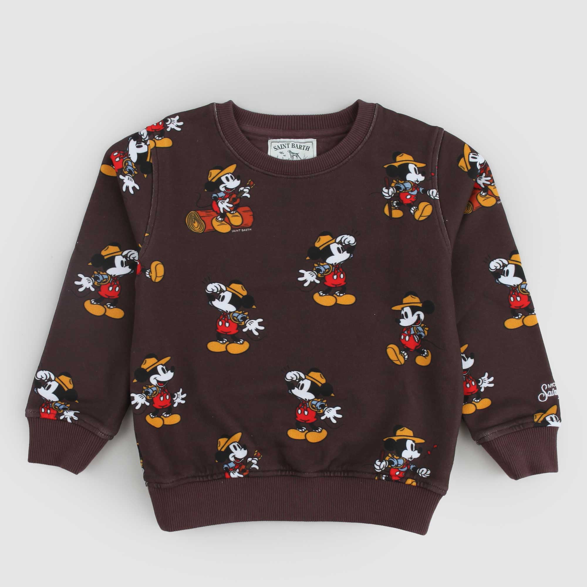 Felpa Marrone In Tessuto Felpato - annameglio.com abbigliamento moda