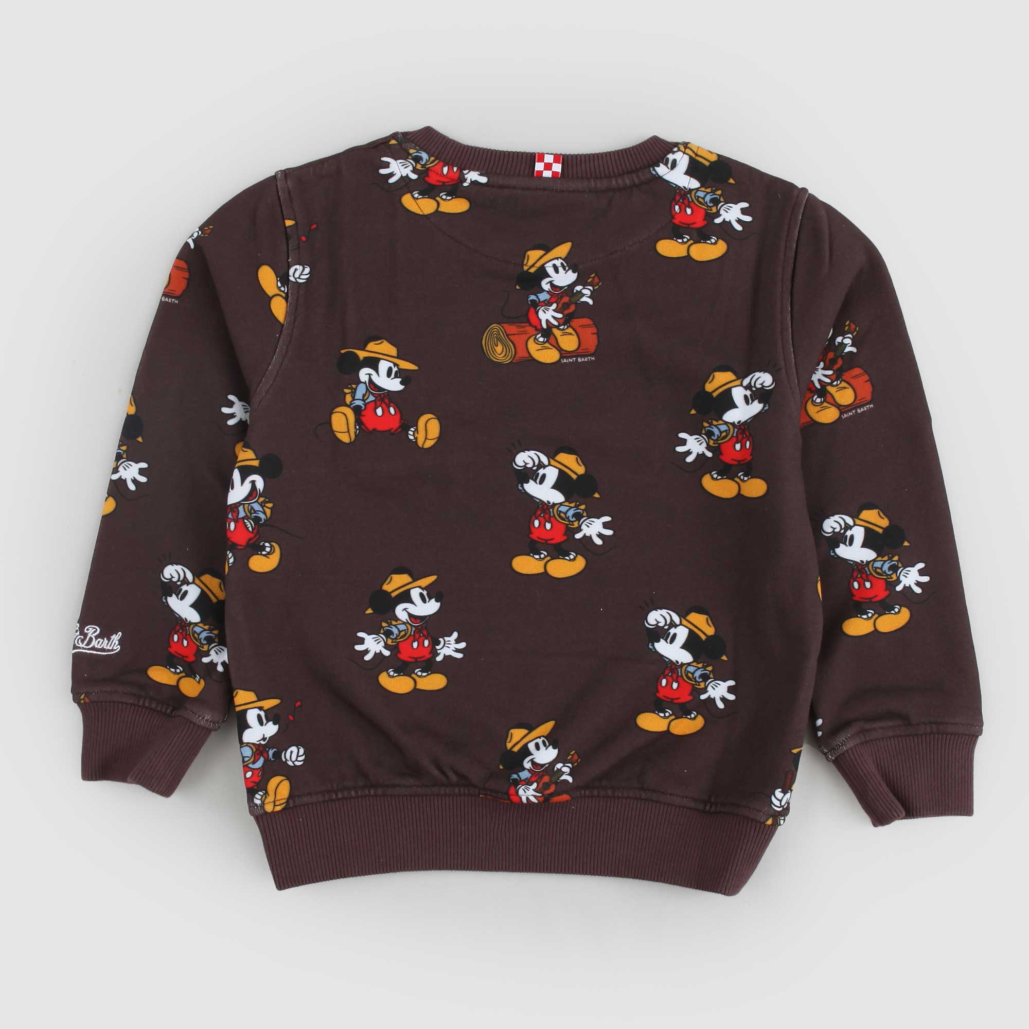 Felpa Marrone In Tessuto Felpato - annameglio.com abbigliamento moda