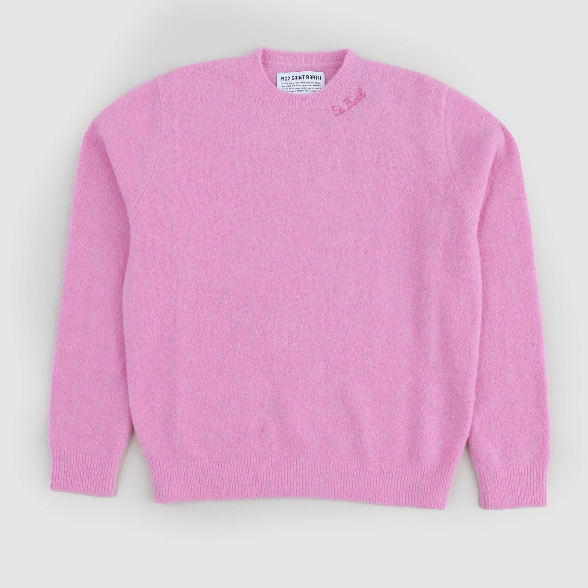 Maglione Rosa Bubblegum Mc2 Saint Barth - annameglio.com abbigliamento moda