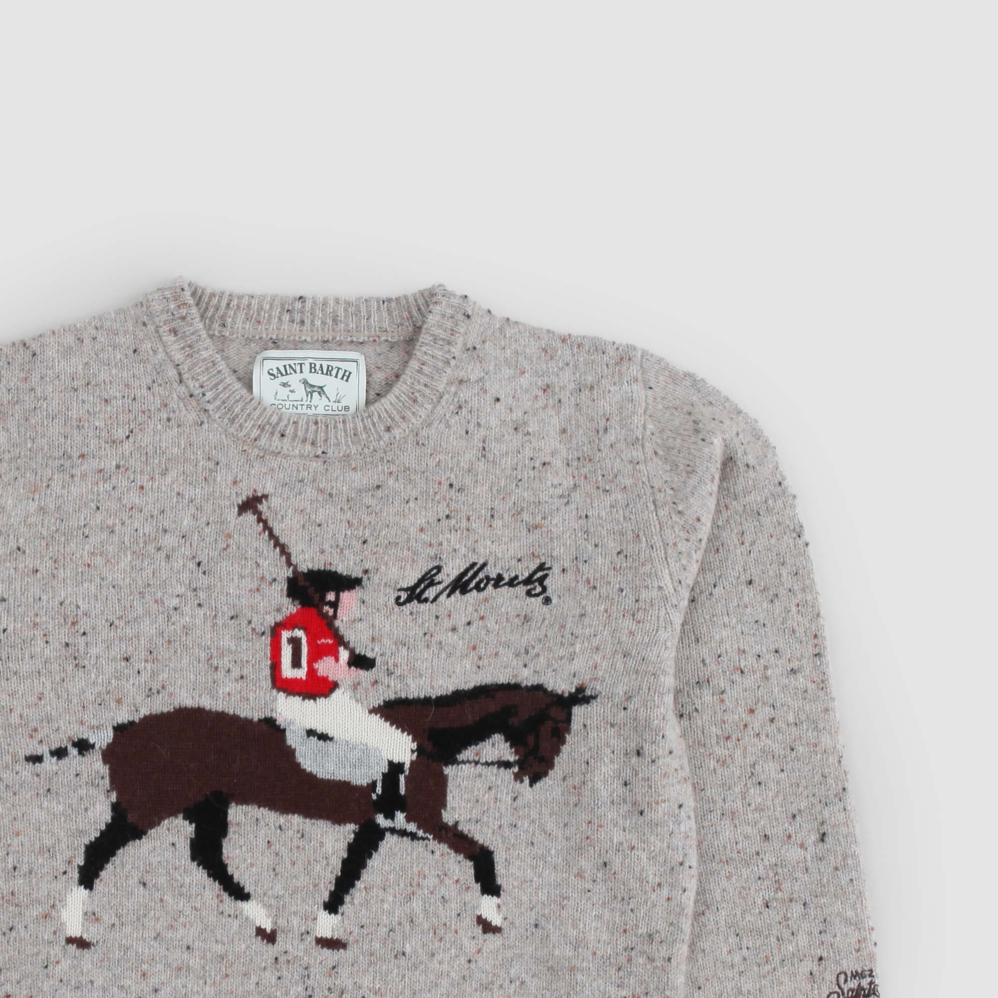 Maglione Douglas Grigio MC2 Saint Barth - annameglio.com abbigliamento moda