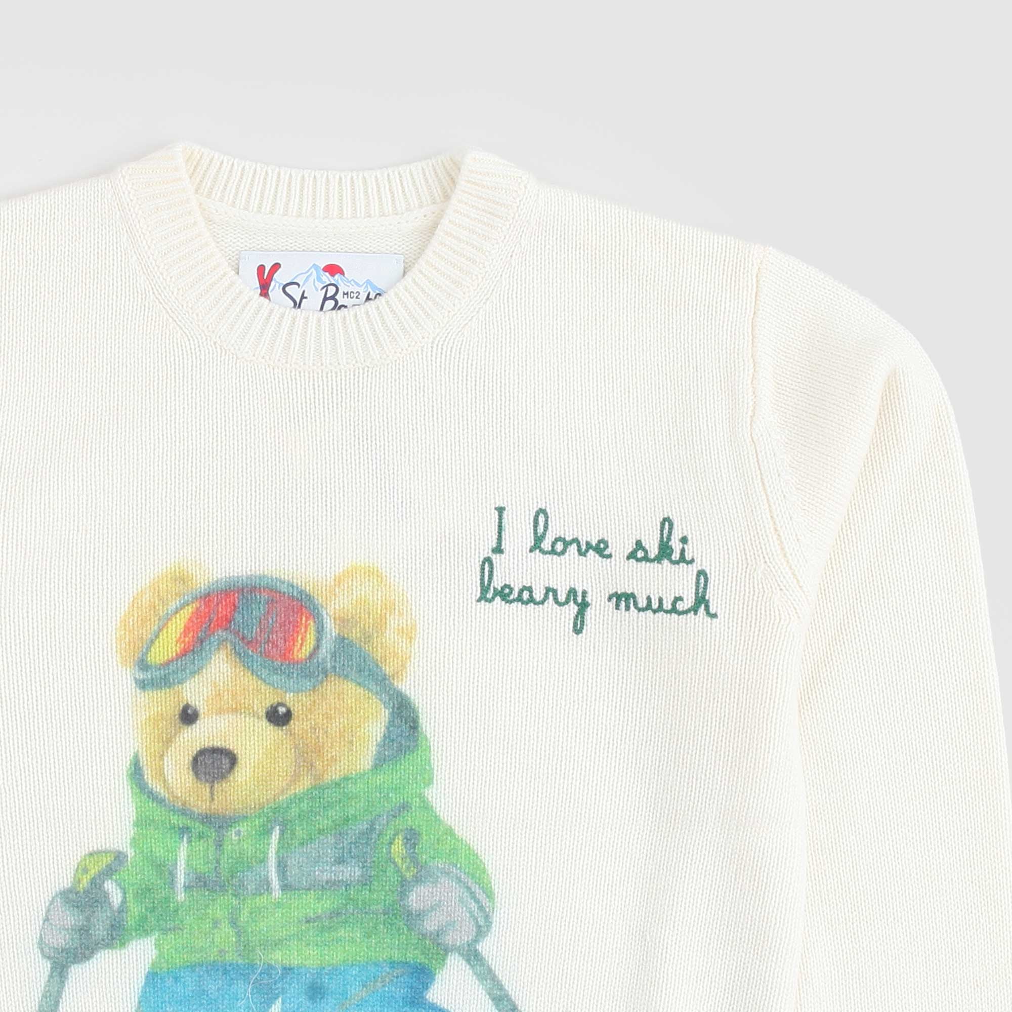 Maglioncino Panna Firmato MC2 SAINT BARTH - annameglio.com abbigliamento moda