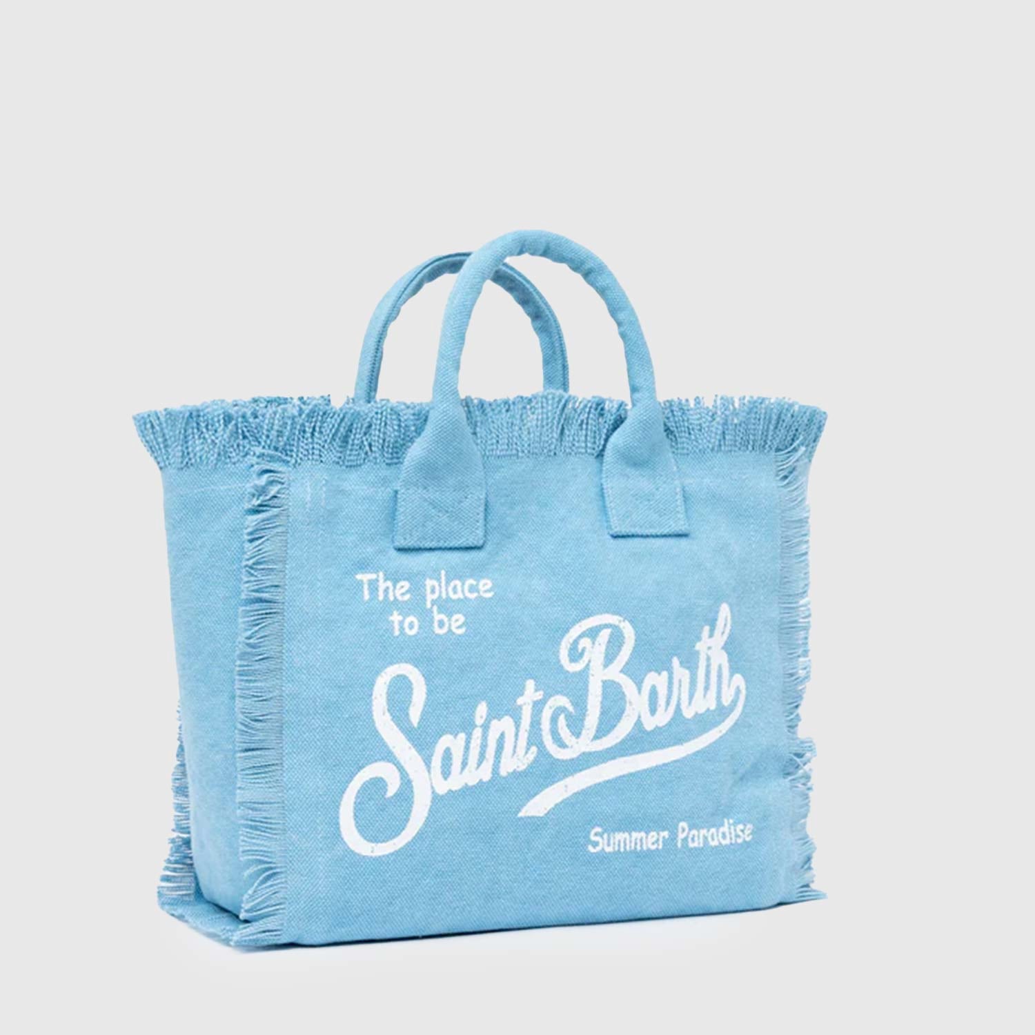 Borsa Colette in tela cotone turchese - annameglio.com abbigliamento moda