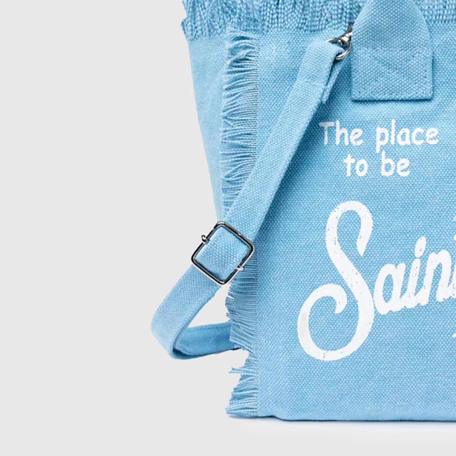 Borsa Colette in tela cotone turchese - annameglio.com abbigliamento moda