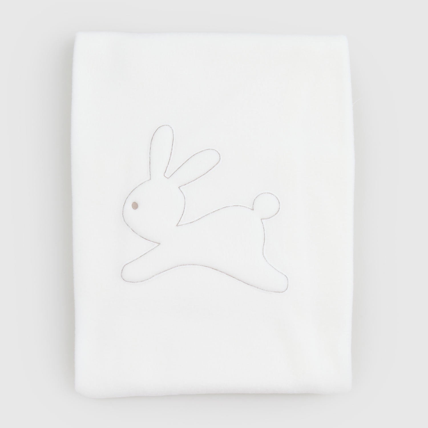 Copertina Culla In Pile Panna Con Coniglietto - annameglio.com abbigliamento moda