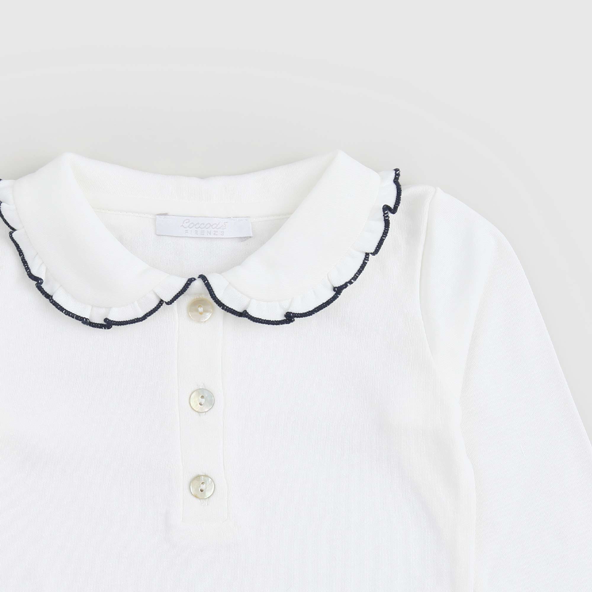 Camicetta Polo Bianca firmata COCCODE' - annameglio.com abbigliamento moda