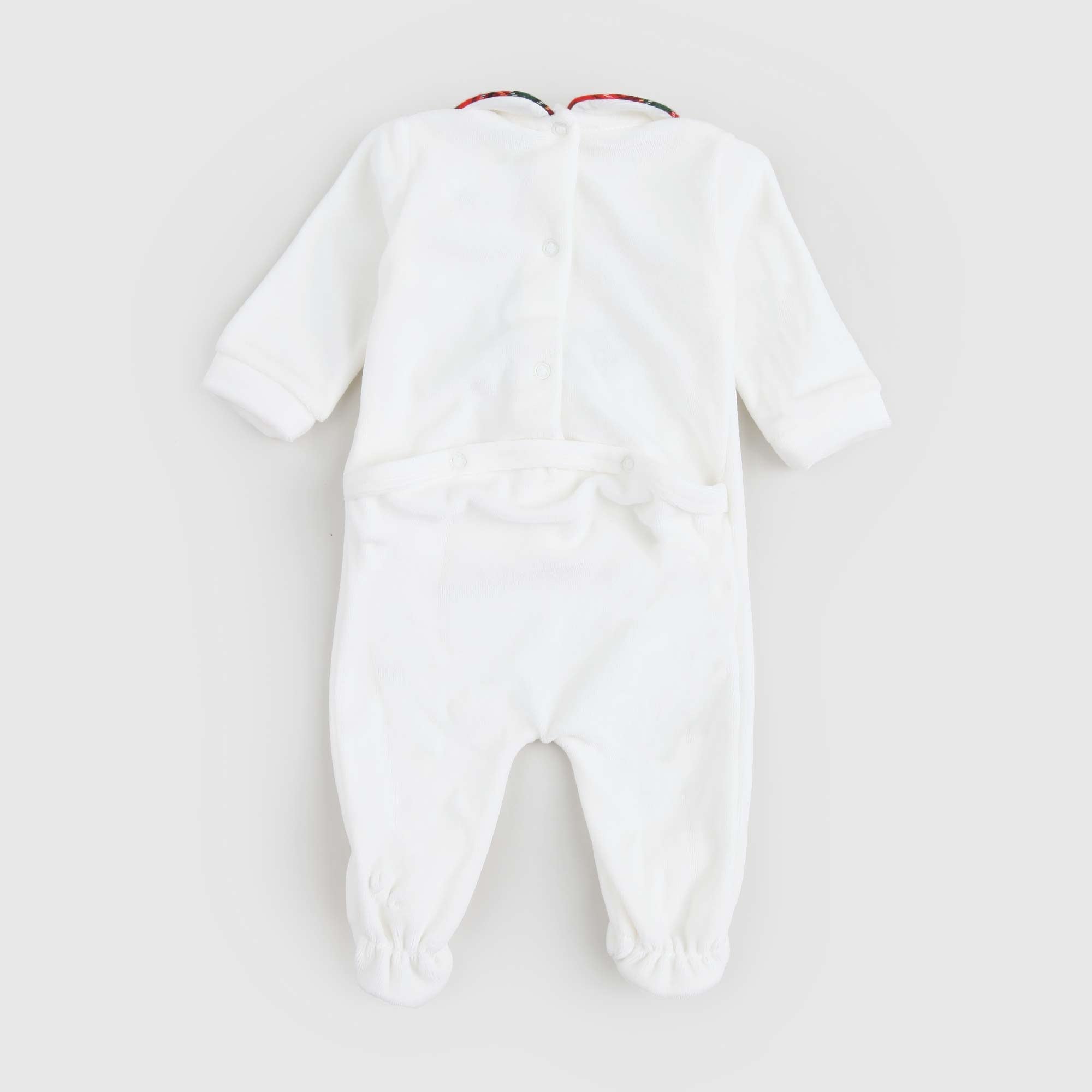 Tutina in ciniglia bianca firmata COCCODE' - annameglio.com abbigliamento moda