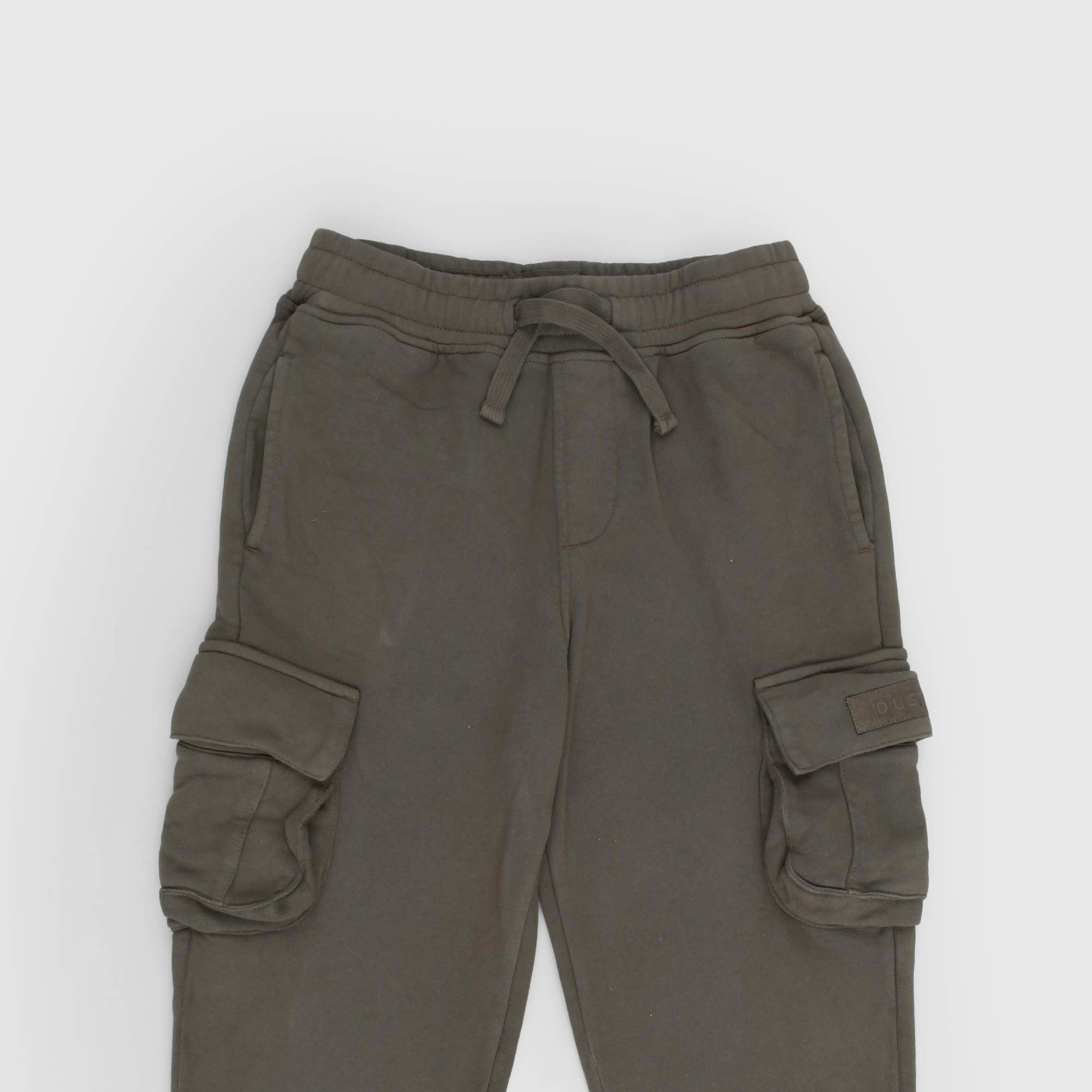 Pantaloni jogger verde oliva con tasche cargo - annameglio.com abbigliamento moda