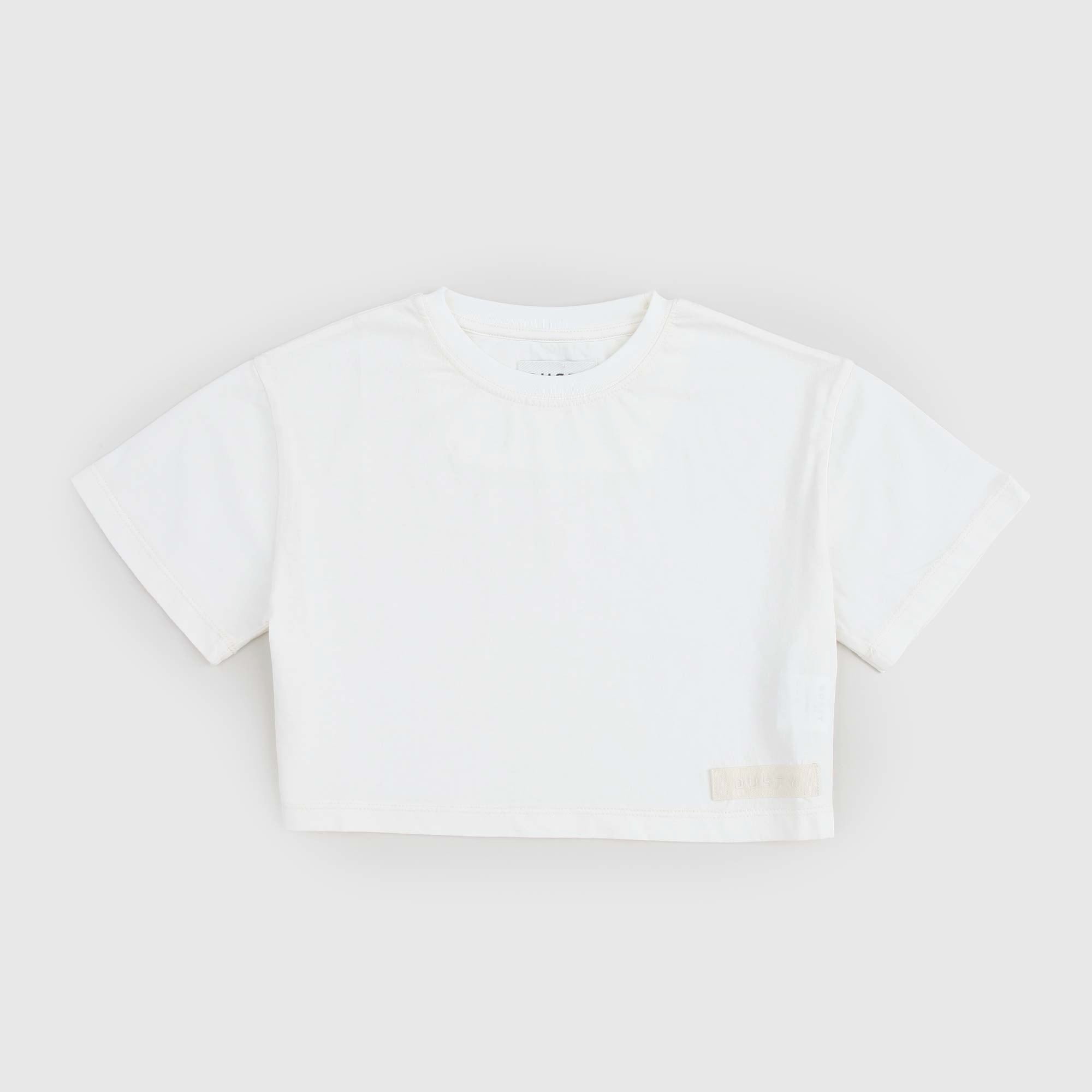 T-shirt cropped bianca - annameglio.com abbigliamento moda