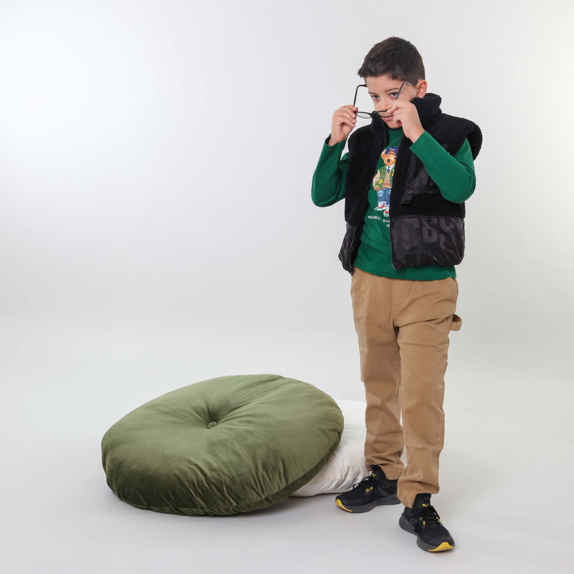 Pantaloni cargo in cotone piquè beige - annameglio.com abbigliamento moda