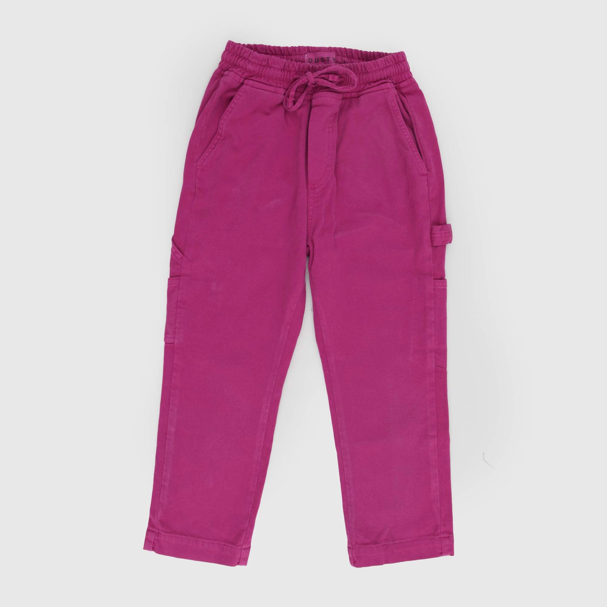 Pantaloni Cargo in cotone piquè viola - annameglio.com abbigliamento moda