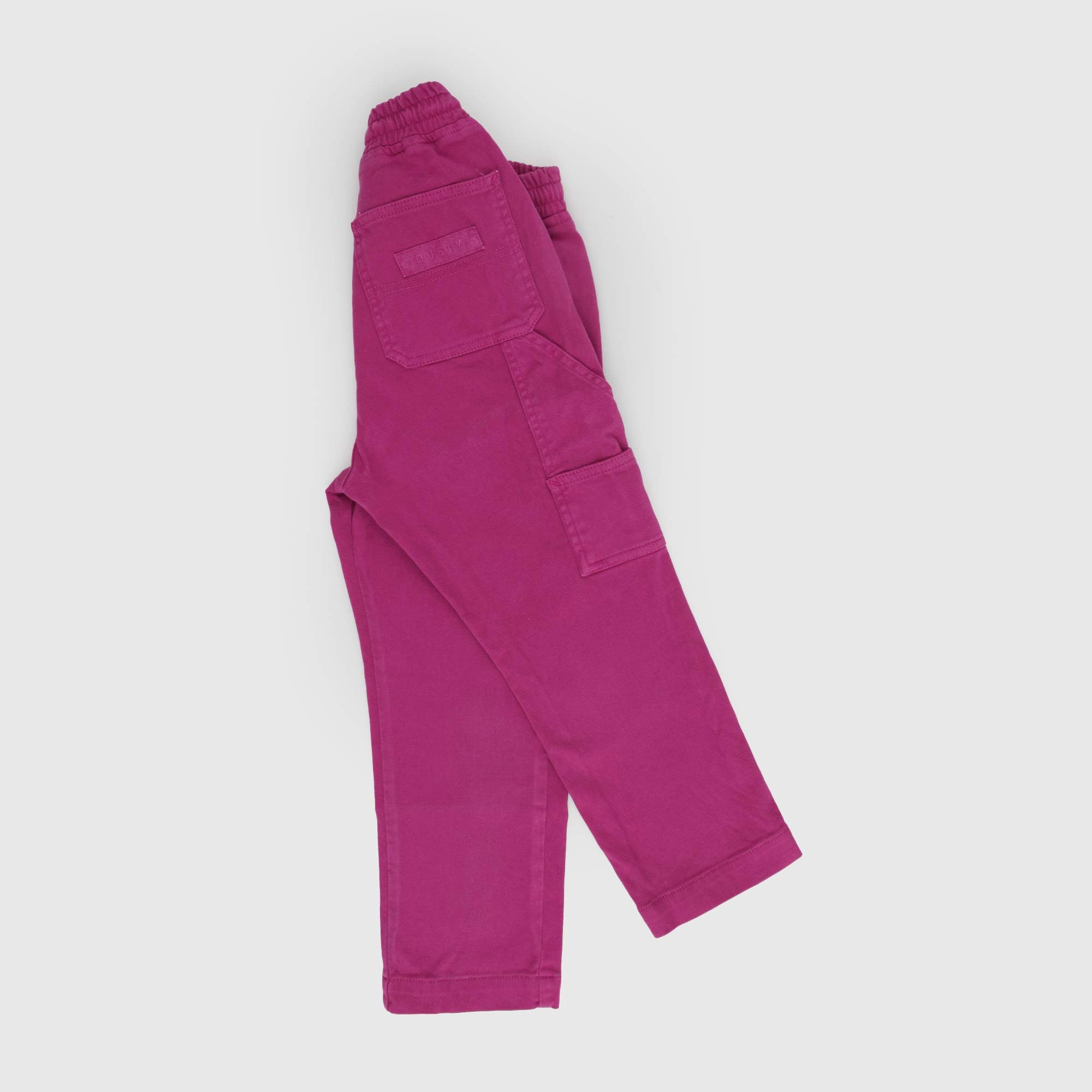 Pantaloni Cargo in cotone piquè viola - annameglio.com abbigliamento moda