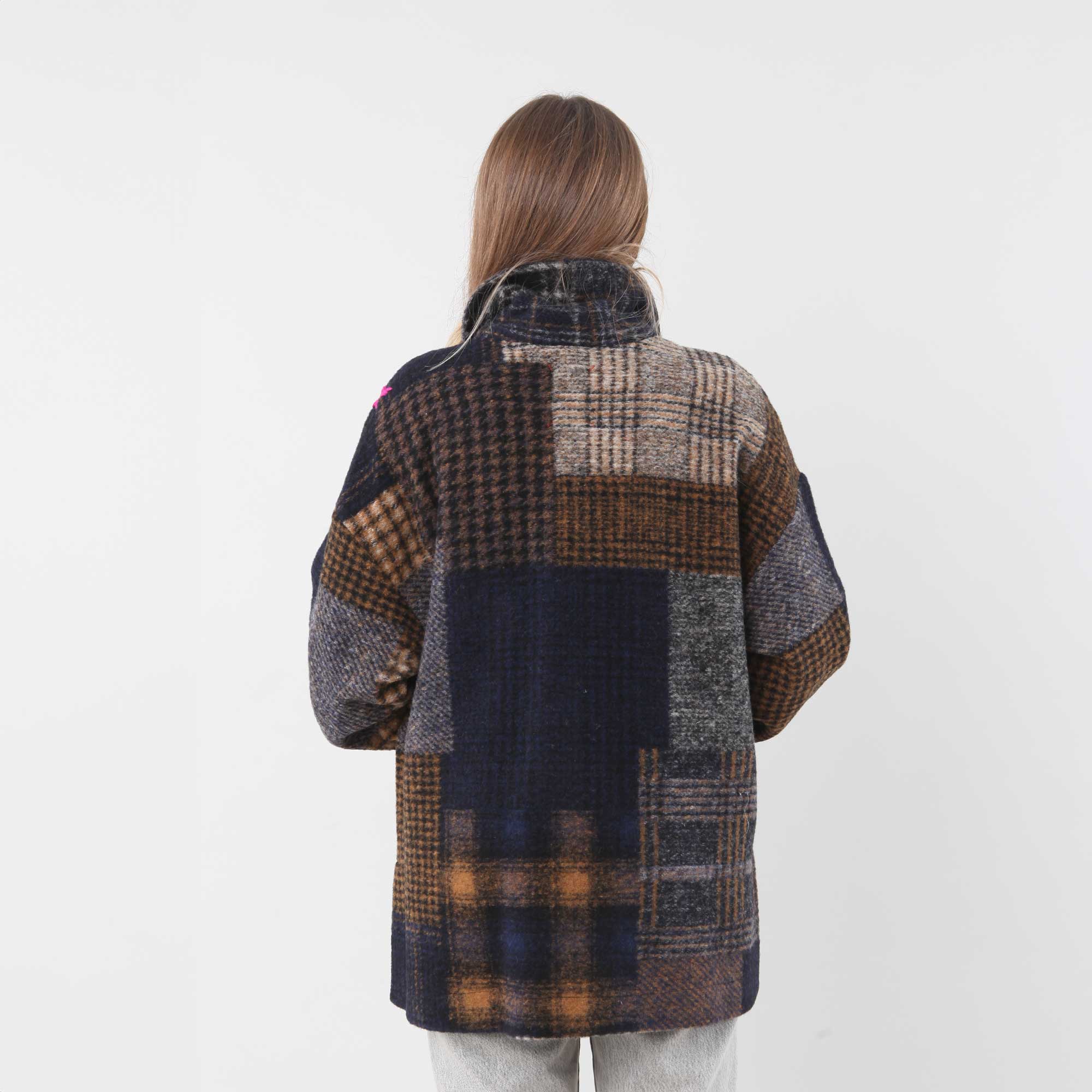 Cappotto in Lana Scozzese History Repeats - annameglio.com abbigliamento moda