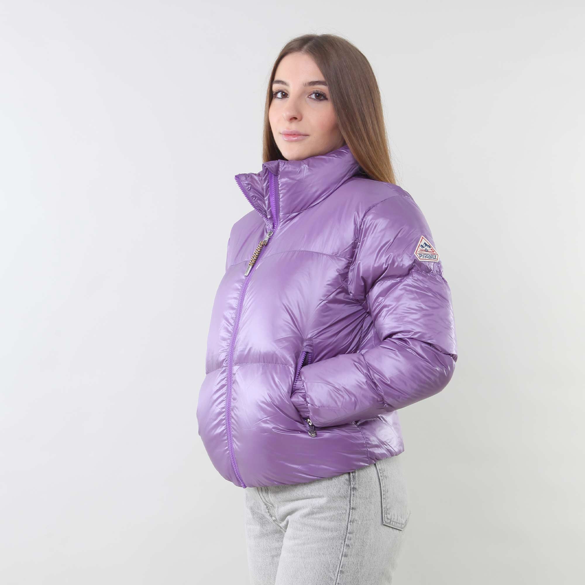 Piumino Lilla Firmato PYRENEX - annameglio.com abbigliamento moda