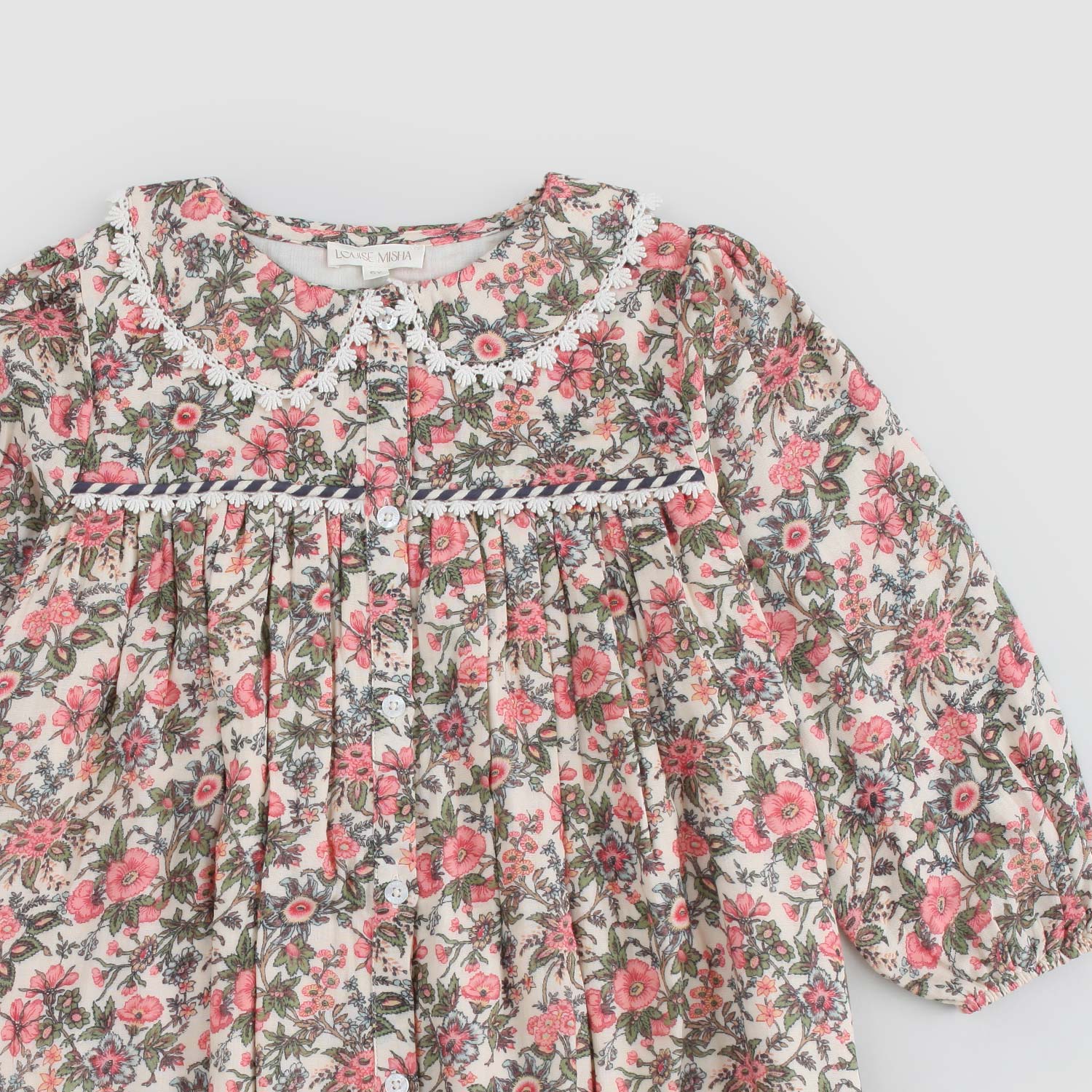 Abito rosa con motivo allover floreale - annameglio.com abbigliamento moda