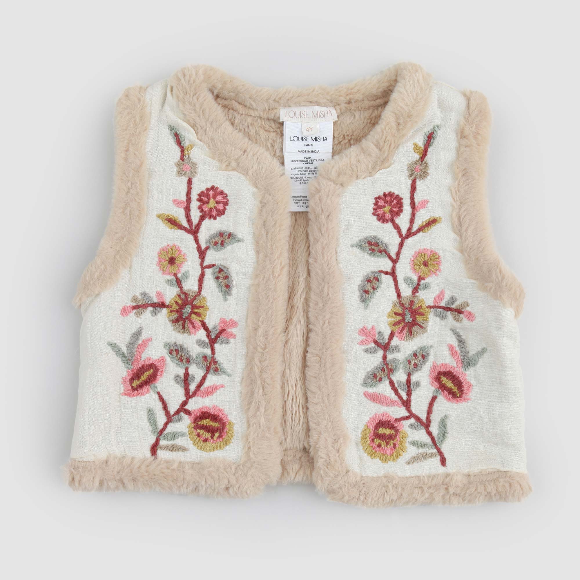 Gilet Crema e fiori firmato LOUISE MISHA - annameglio.com abbigliamento moda