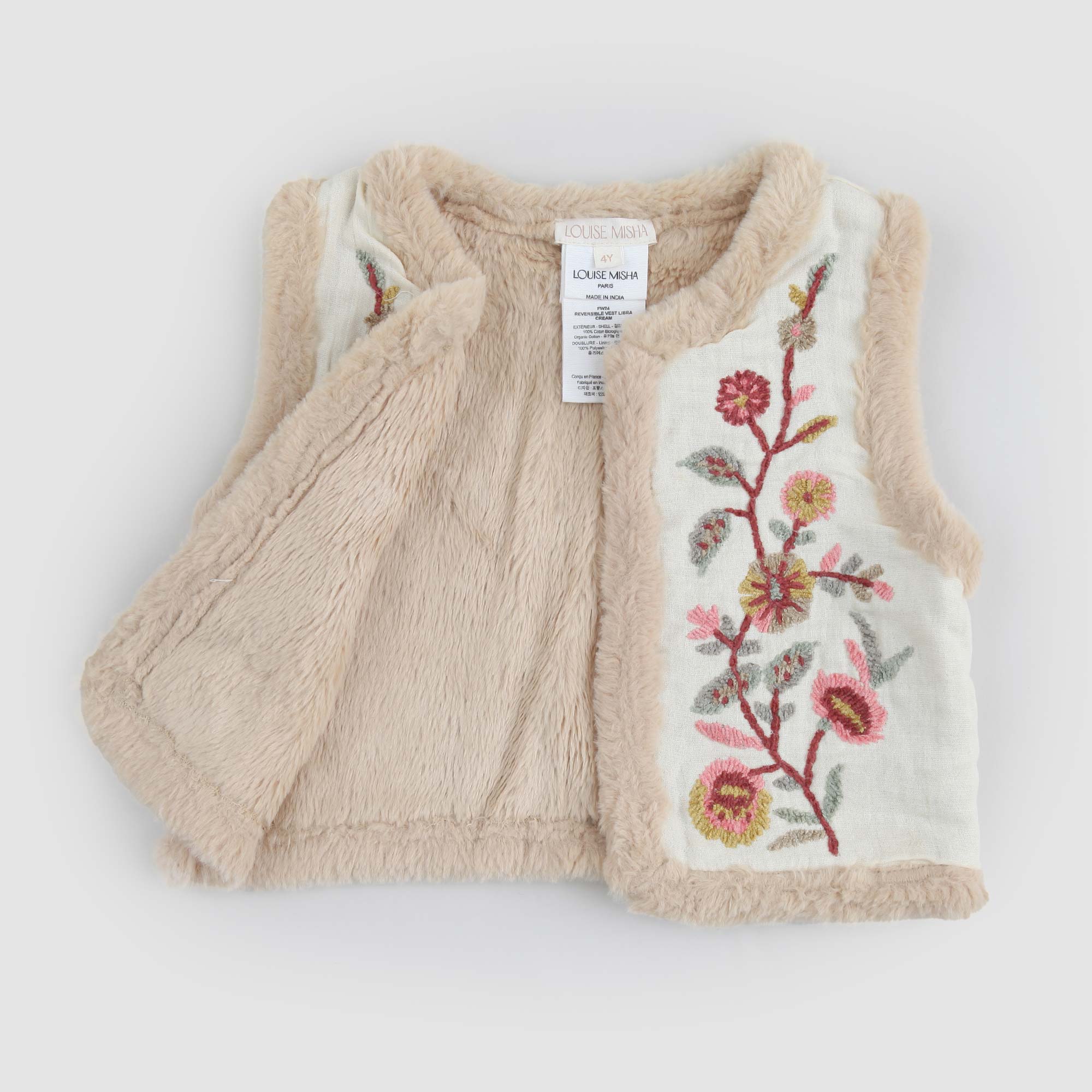 Gilet Crema e fiori firmato LOUISE MISHA - annameglio.com abbigliamento moda