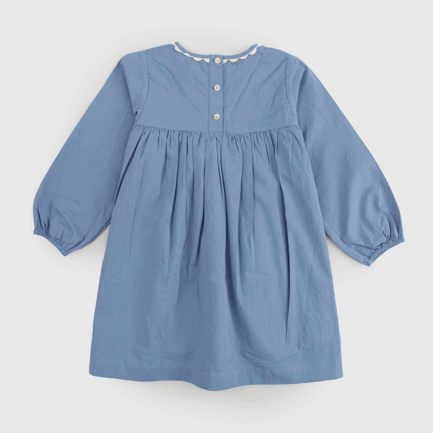 Abito blu con ricami sul petto - annameglio.com abbigliamento moda