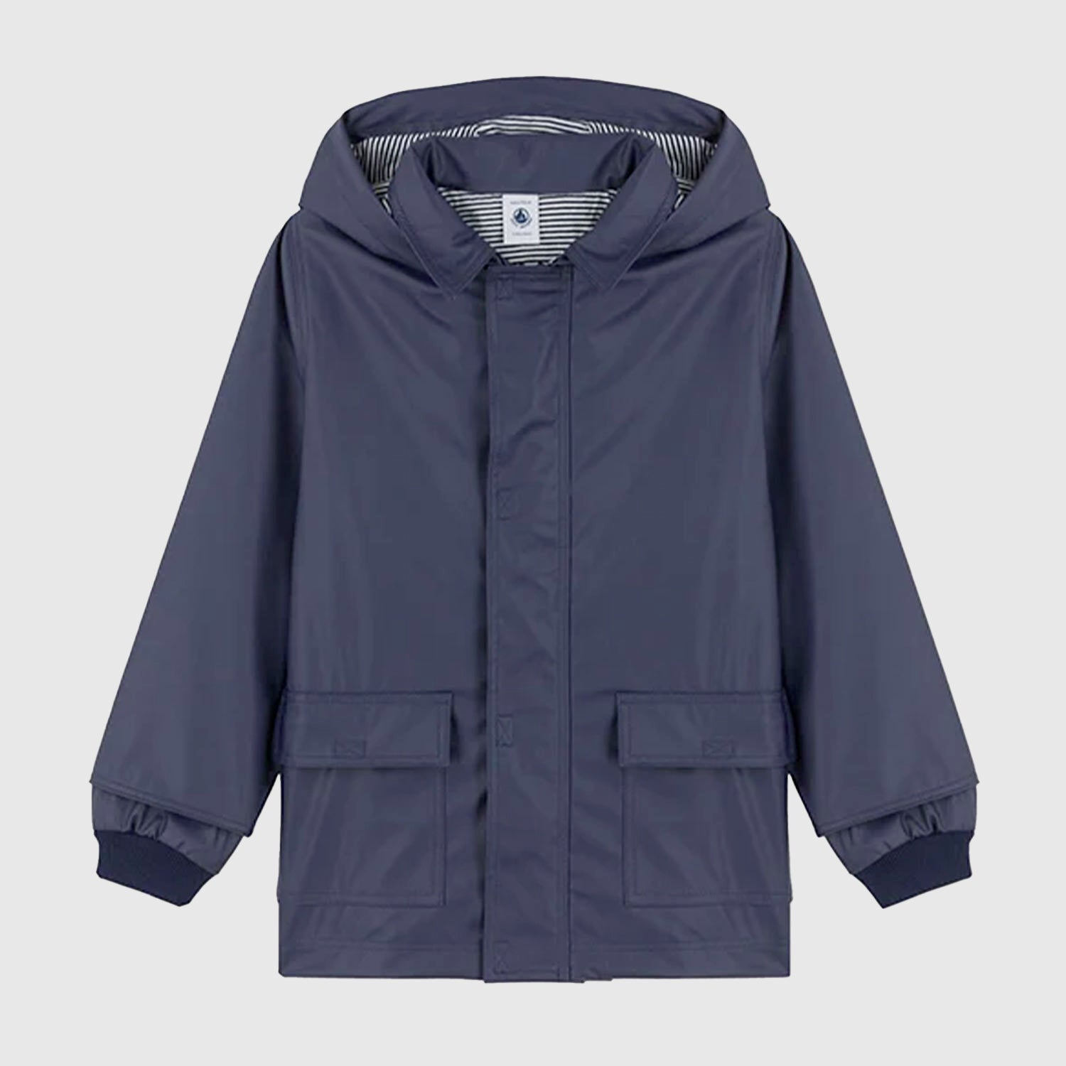 Trench Unisex Baby blu smoking Con Cappuccio - annameglio.com abbigliamento moda