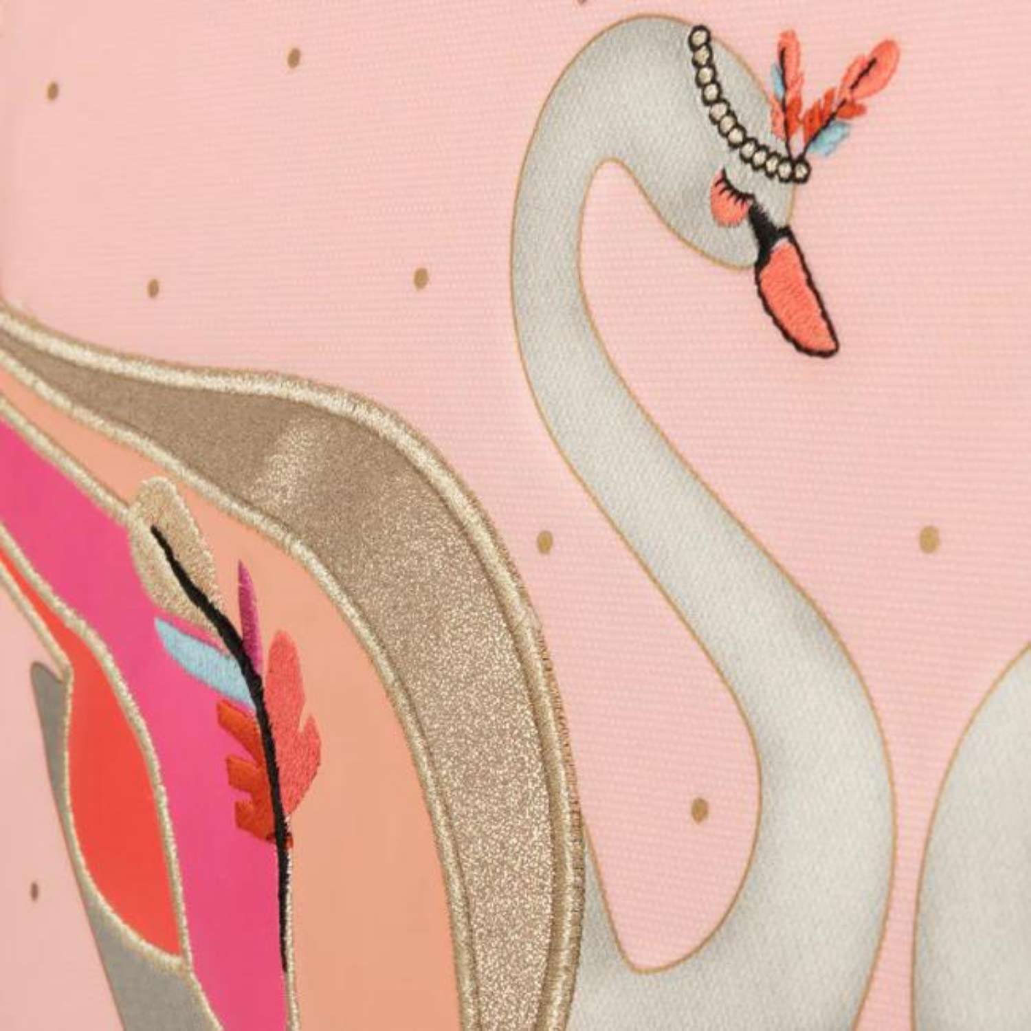 Astuccio Pearly Swans rosa bambina - annameglio.com abbigliamento moda