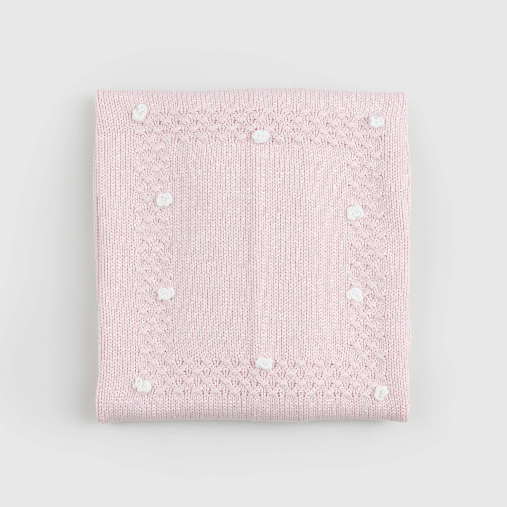 Copertina rosa in pura lana firmata Colibrì - annameglio.com abbigliamento moda