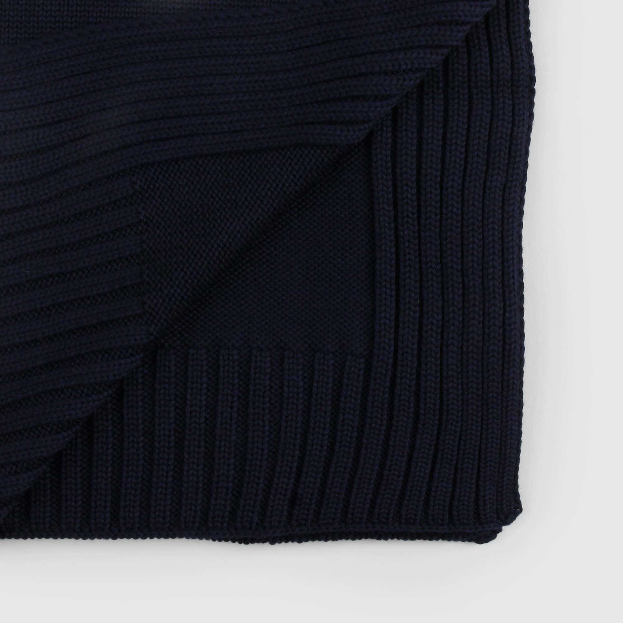 Copertina blu in pura lana firmata Colibrì - annameglio.com abbigliamento moda