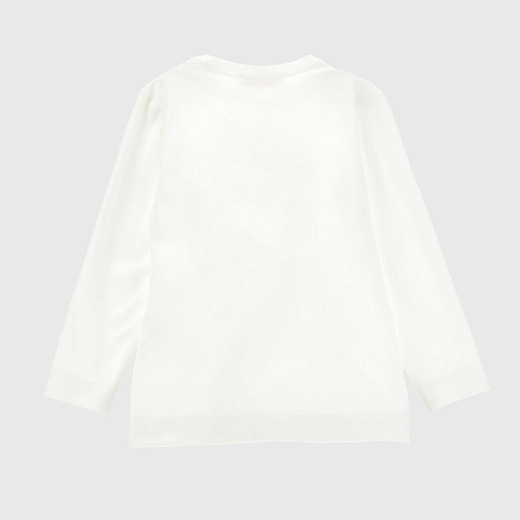 T-shirt Bianca Manica Lunga MONNALISA - annameglio.com abbigliamento moda