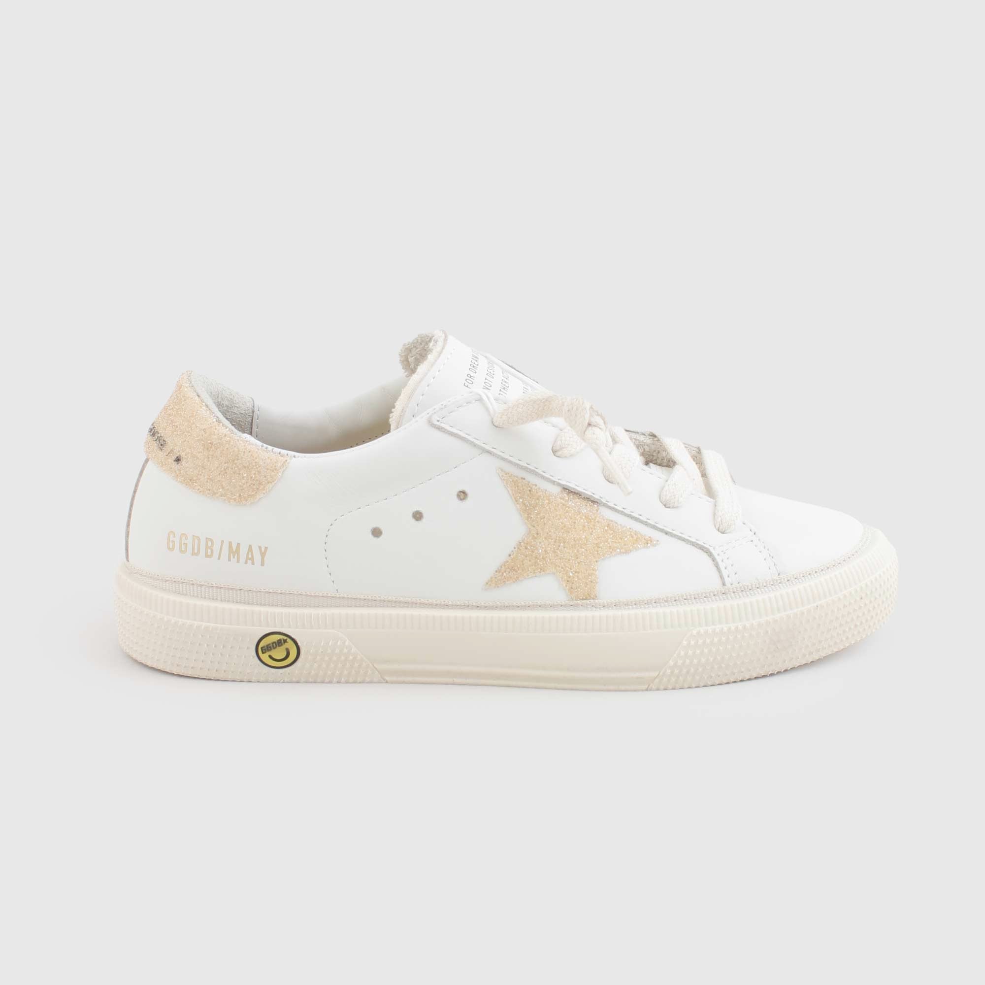 Sneakers Glitterata May Firmata GOLDEN GOOSE - annameglio.com abbigliamento moda