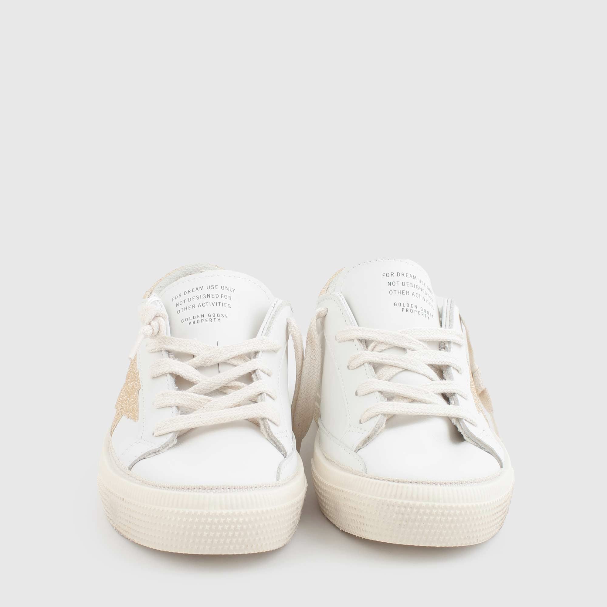 Sneakers Glitterata May Firmata GOLDEN GOOSE - annameglio.com abbigliamento moda