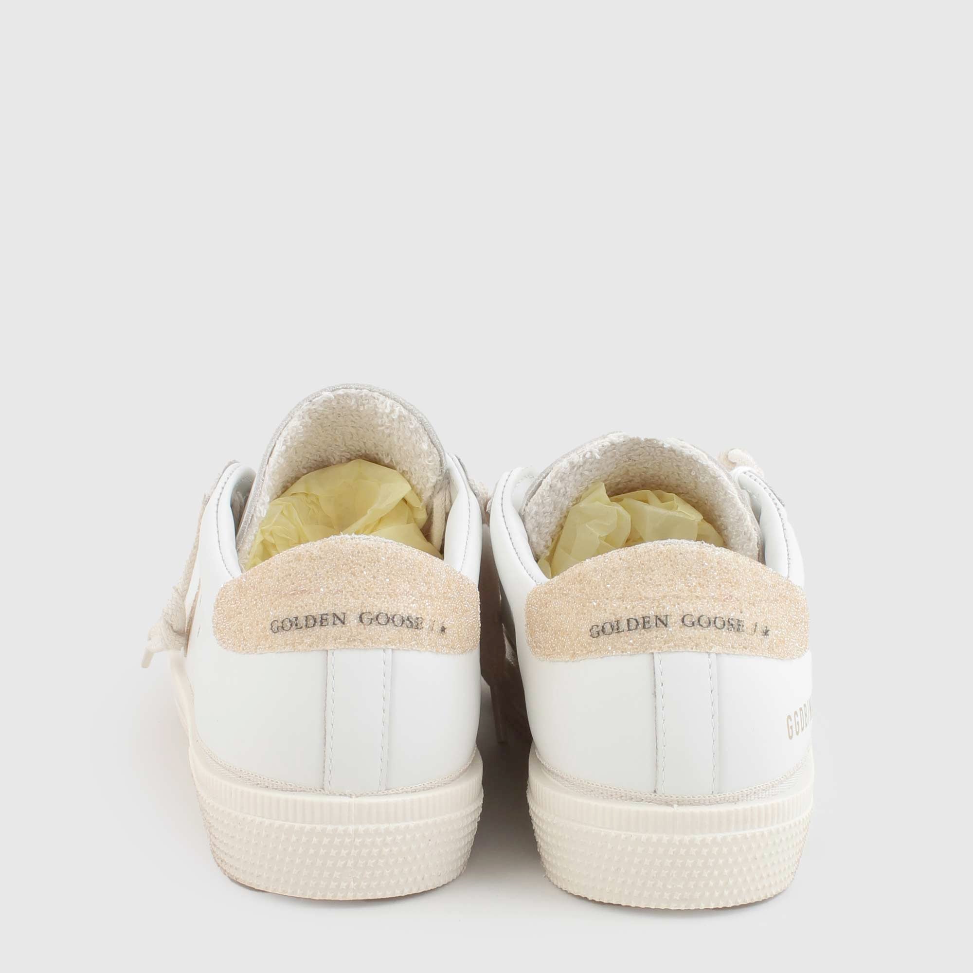 Sneakers Glitterata May Firmata GOLDEN GOOSE - annameglio.com abbigliamento moda