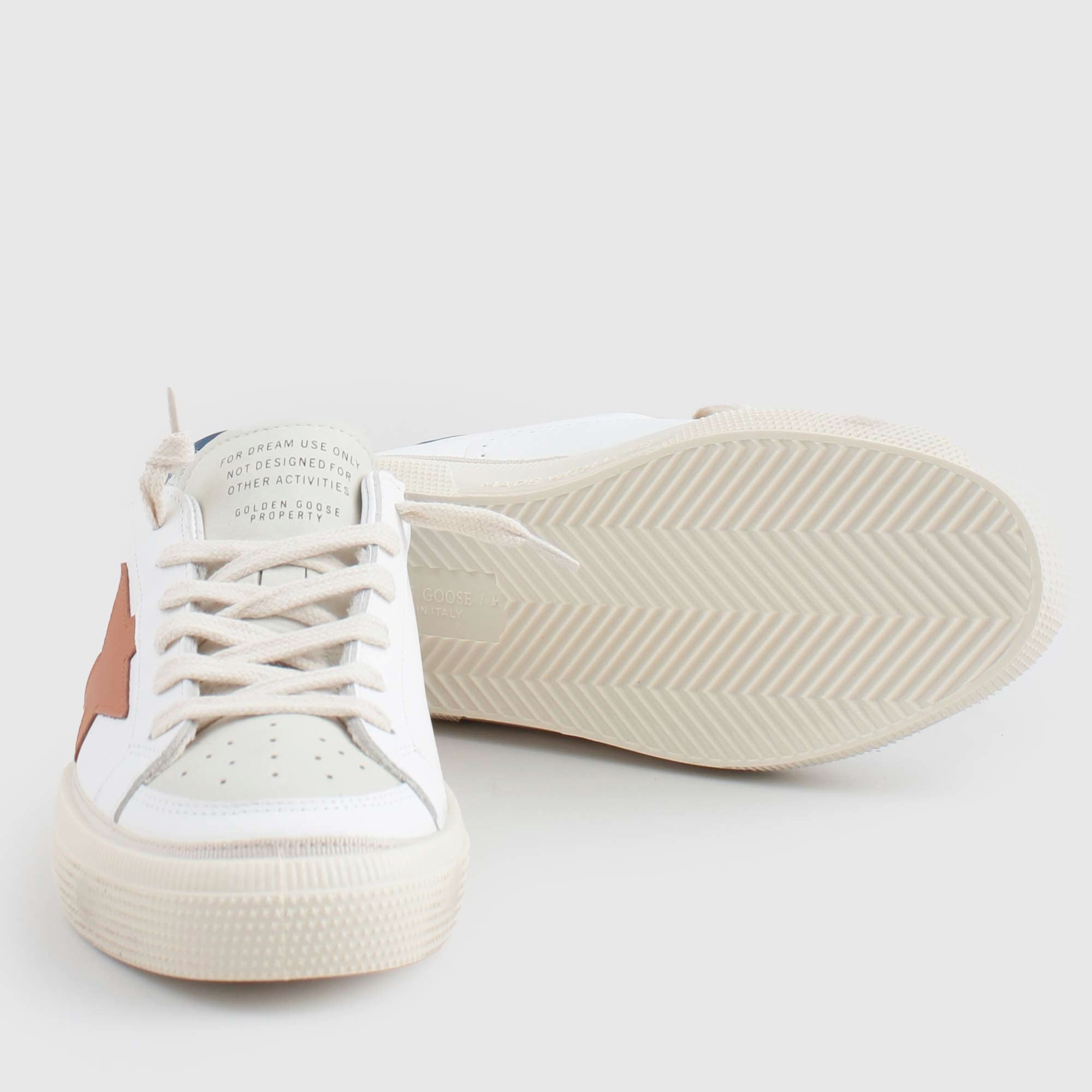 Sneaker May In Pelle Bianca Firmate GOLDEN GOOSE - annameglio.com abbigliamento moda