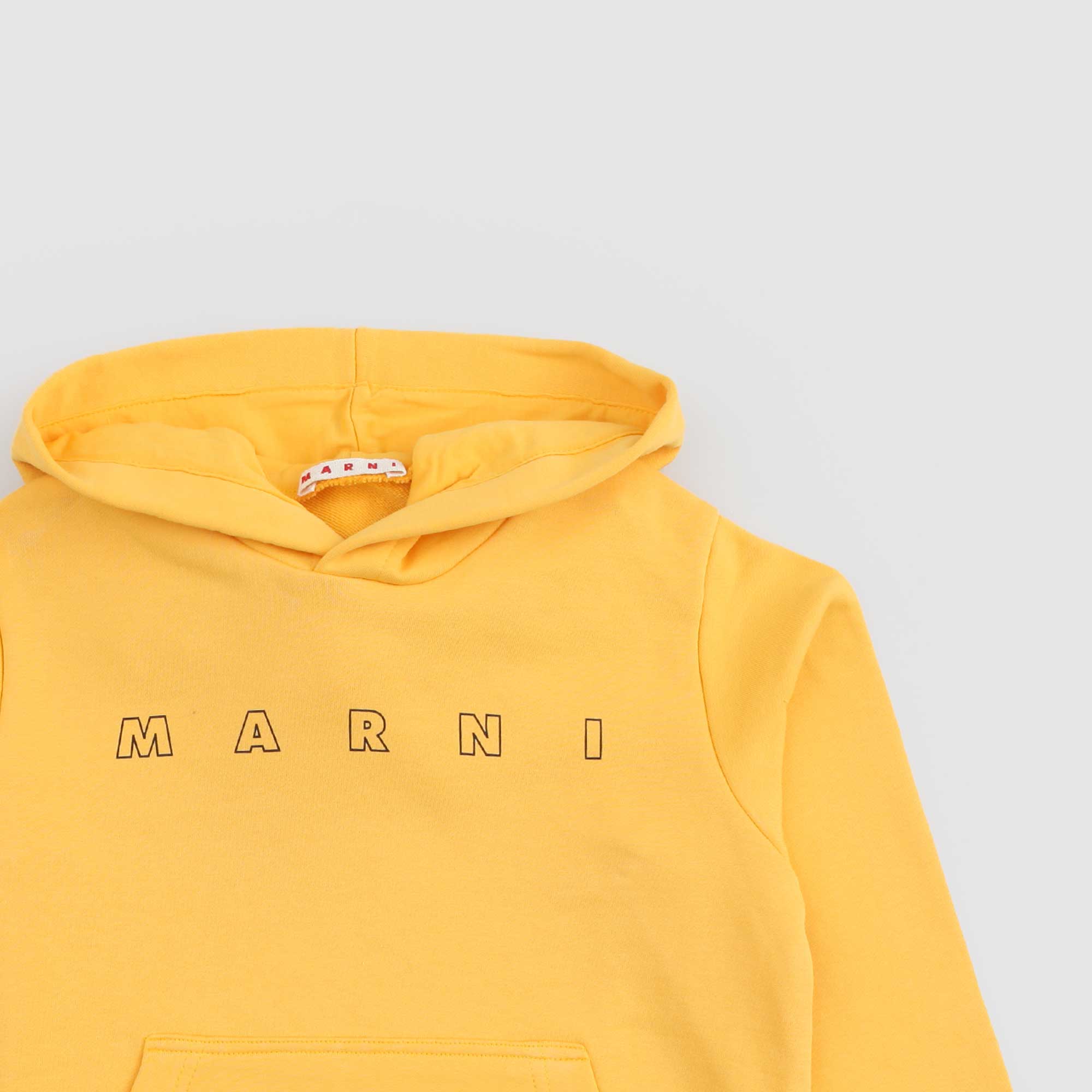 Felpa Gialla Con Cappuccio MARNI - annameglio.com abbigliamento moda