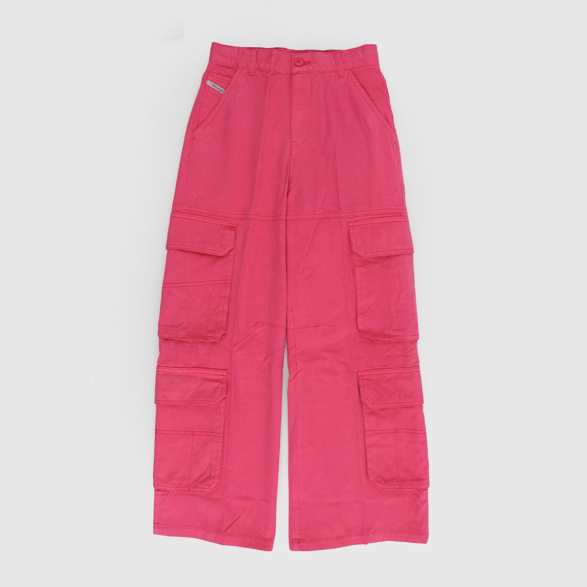 Pantalone Cargo Fucsia Firmato DIESEL - annameglio.com abbigliamento moda