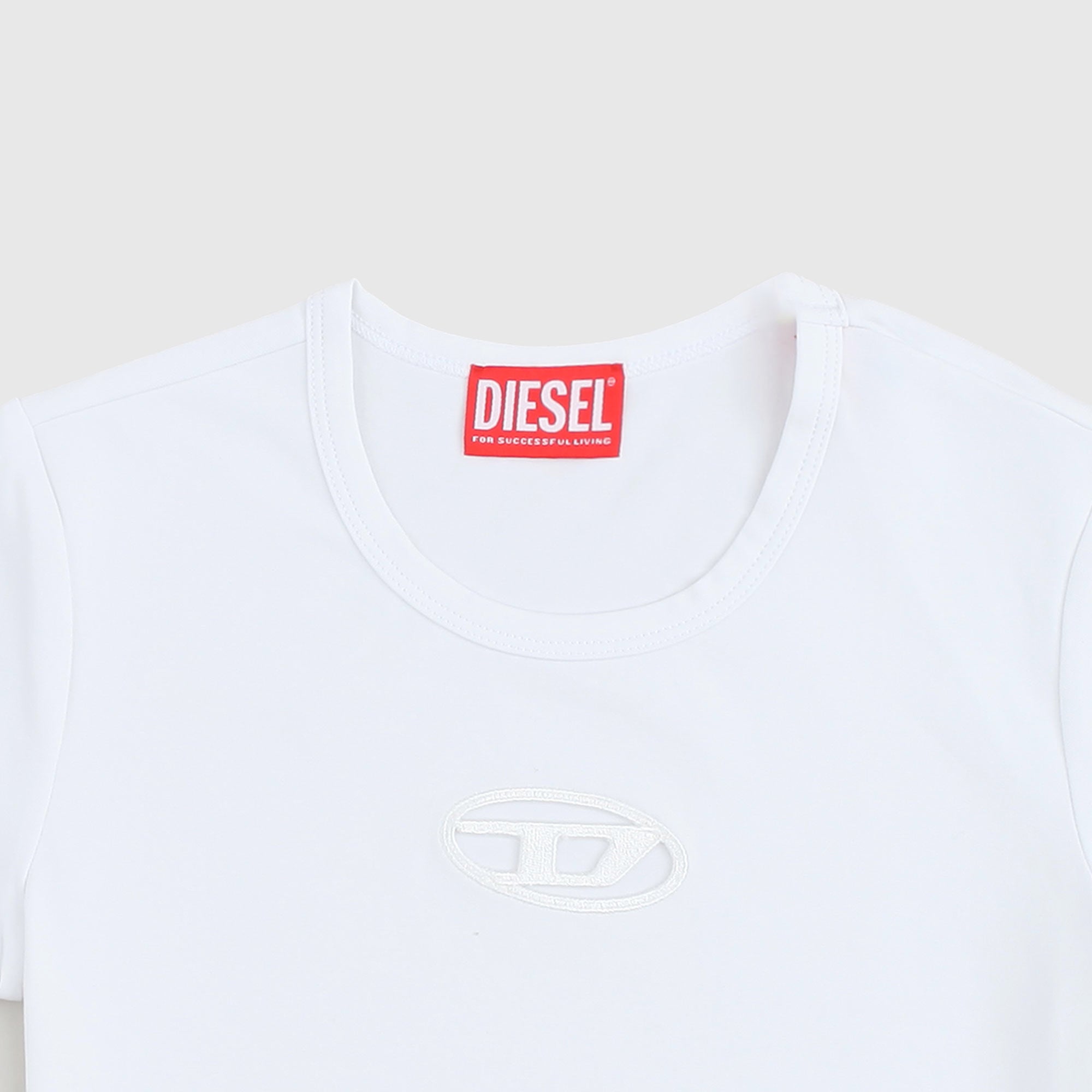 Top T-Angie Bianco Firmato Diesel - annameglio.com abbigliamento moda