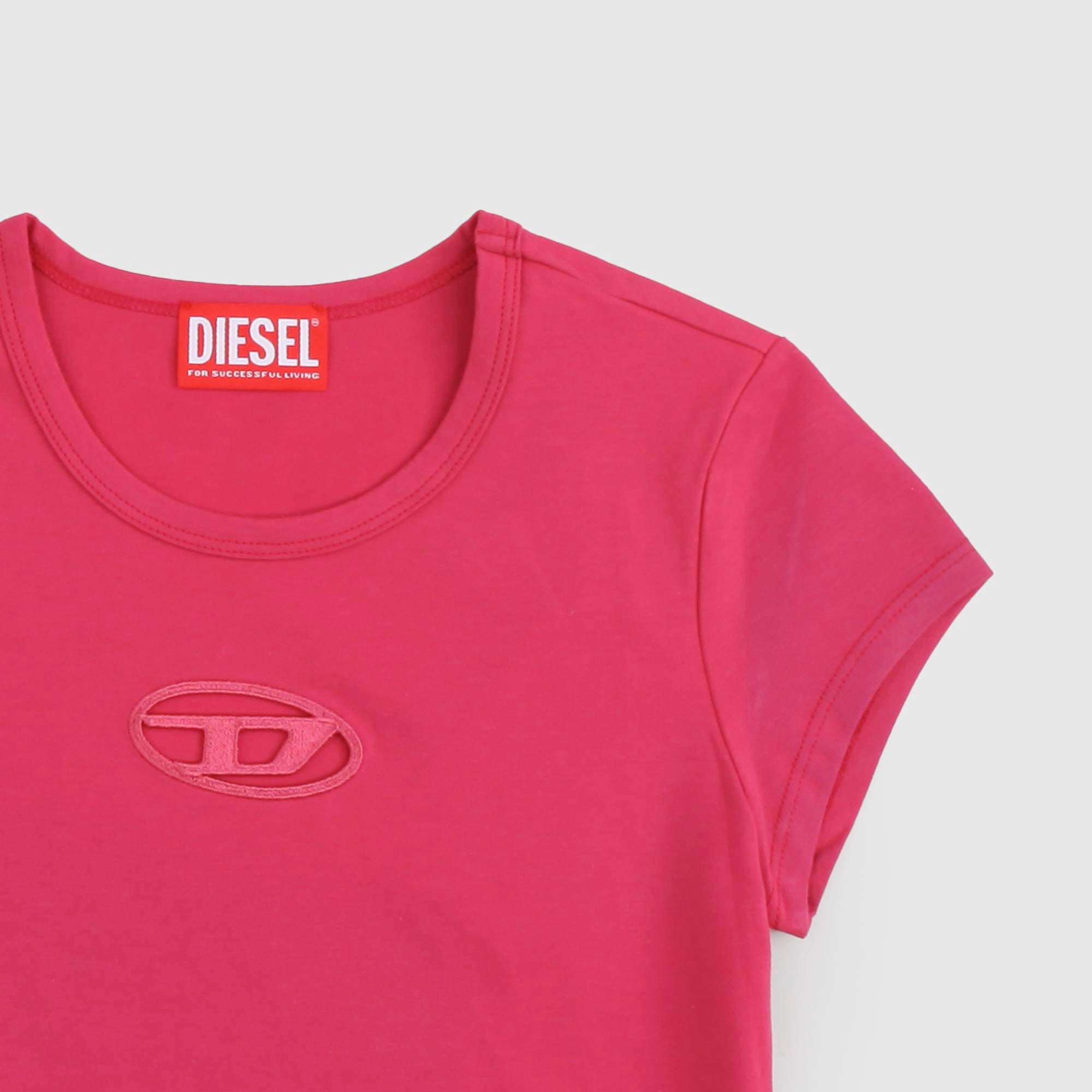 Top T-Angie Fucsia Firmato Diesel - annameglio.com abbigliamento moda