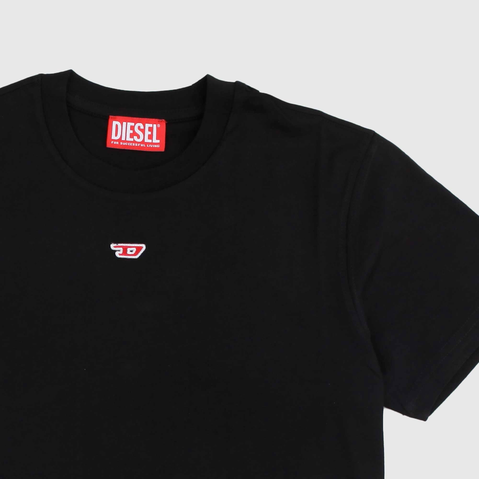 T-shirt T-BOXT-D Nera Firmata Diesel - annameglio.com abbigliamento moda