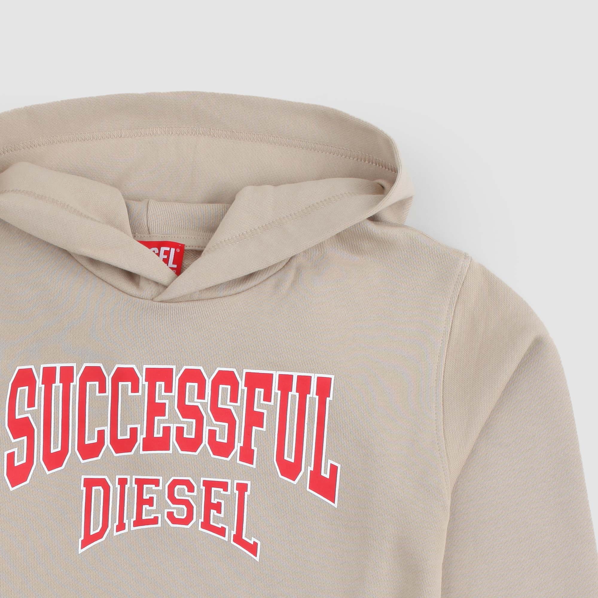 Felpa Beige Con Cappuccio DIESEL - annameglio.com abbigliamento moda