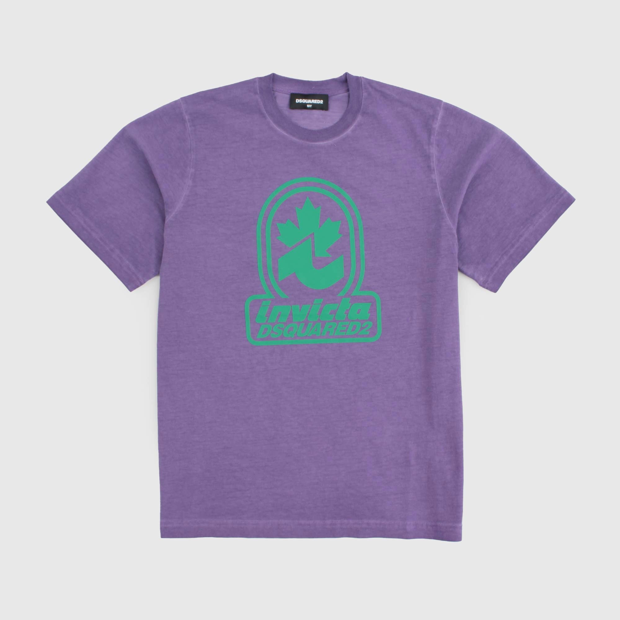 T-Shirt Viola Firmata Dsquared2 X Invicta - annameglio.com abbigliamento moda