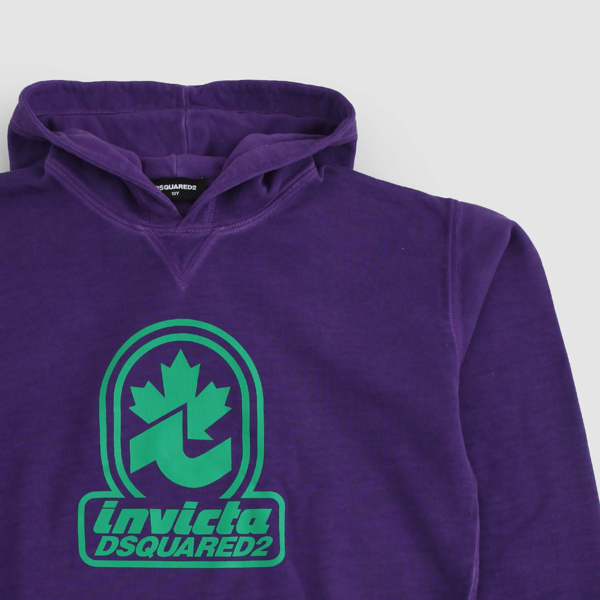 Felpa Viola Con Cappuccio Firmata DSQUARED2 - annameglio.com abbigliamento moda
