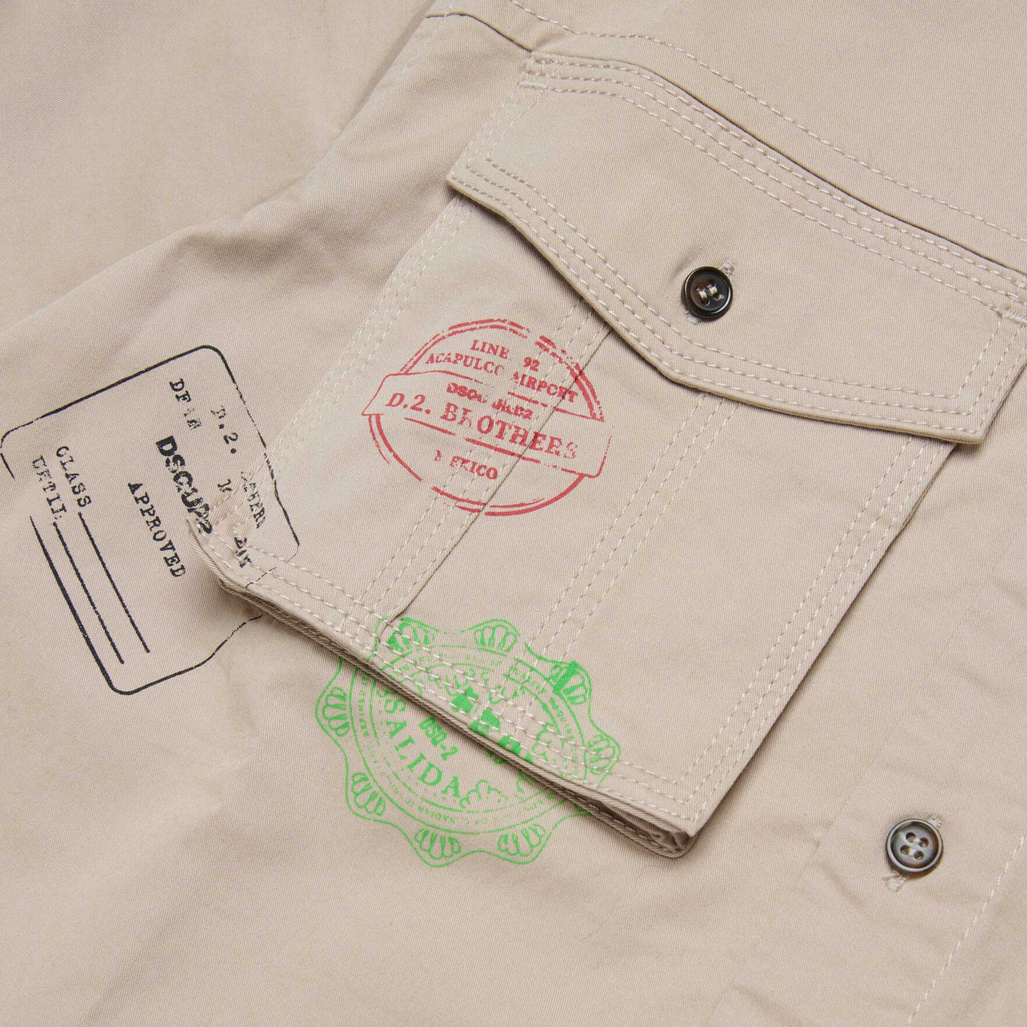 Camicia Manica Corta Firmata DSQUARED2 - annameglio.com abbigliamento moda