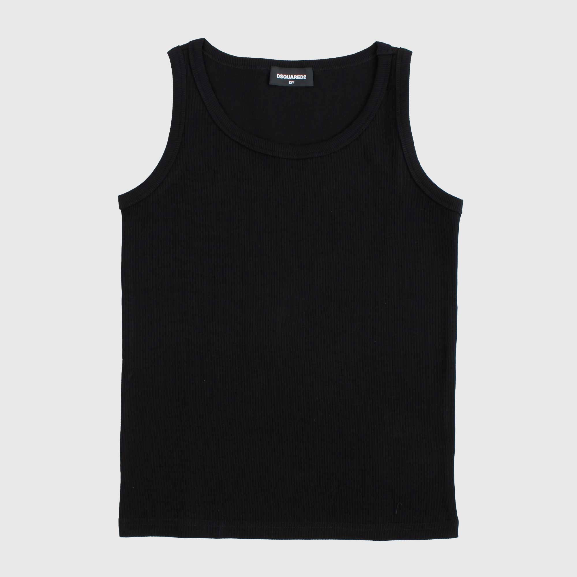 Canotta Nera Firmata DSQUARED2 - annameglio.com abbigliamento moda