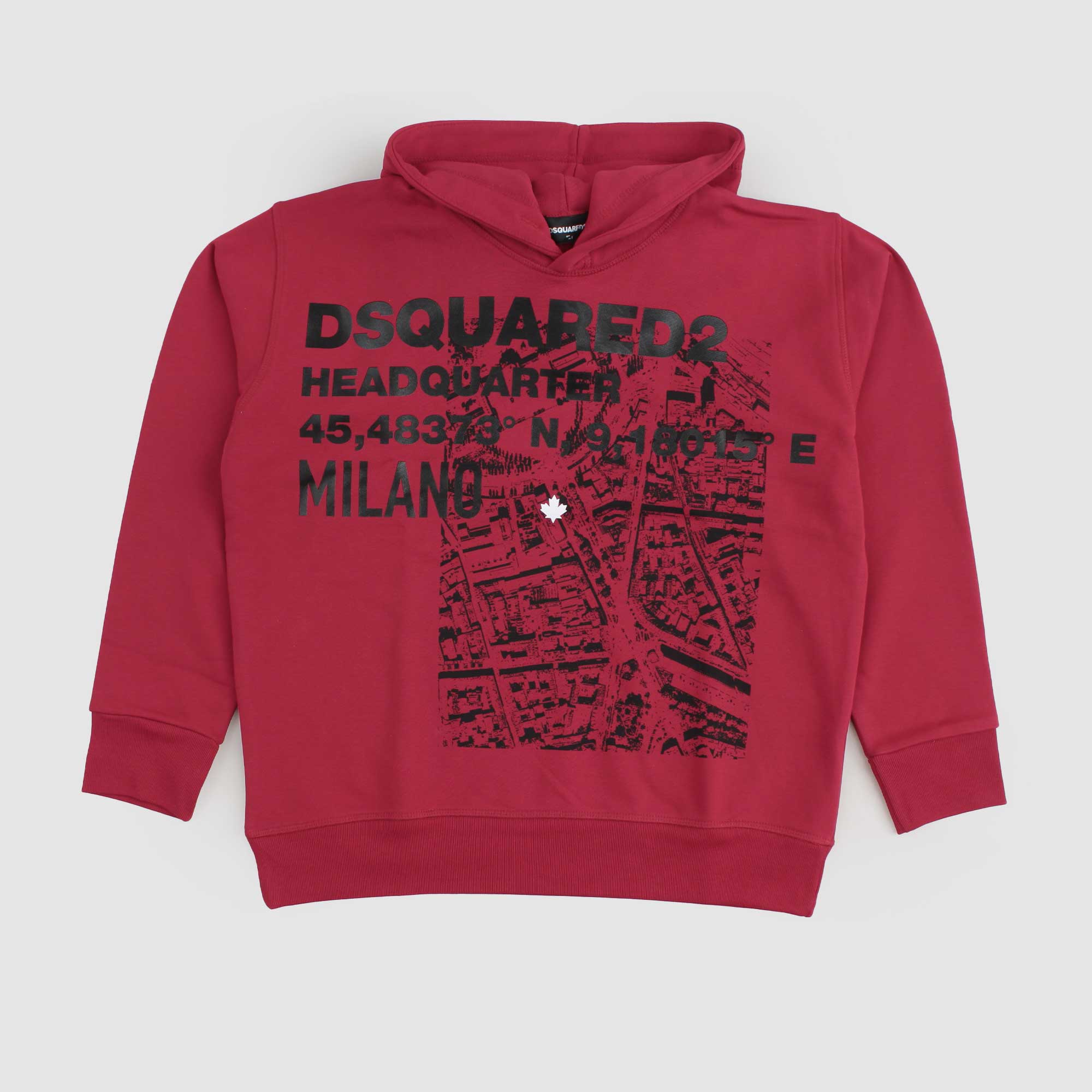 Felpa Rossa Firmata DSQUARED2 - annameglio.com abbigliamento moda