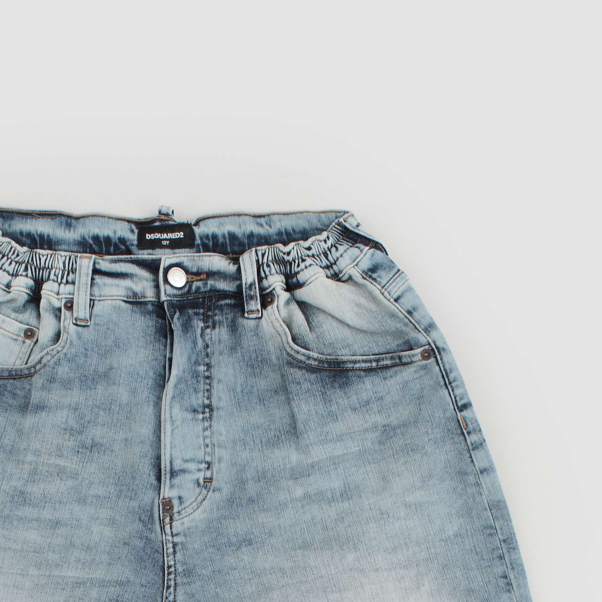 Bermuda Denim Slavato Firmato DSQUARED2 - annameglio.com abbigliamento moda