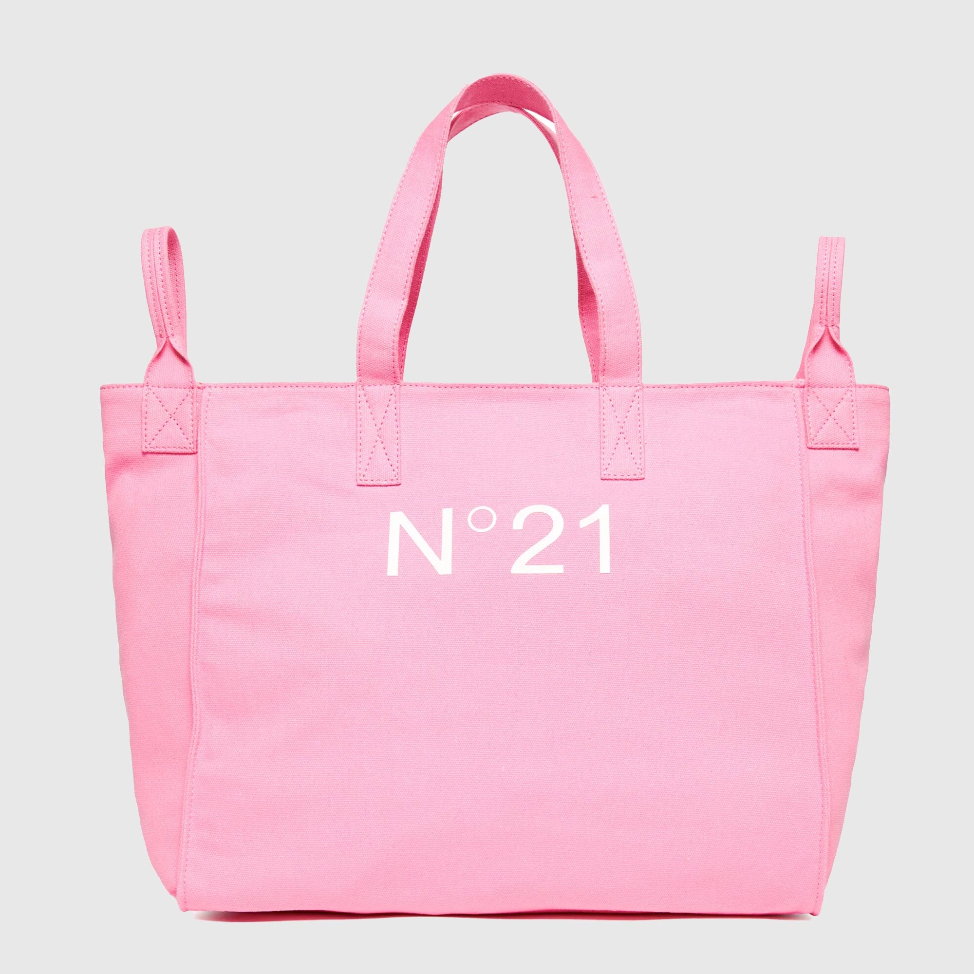Borsa Tote Con Stampa Firmata N°21 - annameglio.com abbigliamento moda