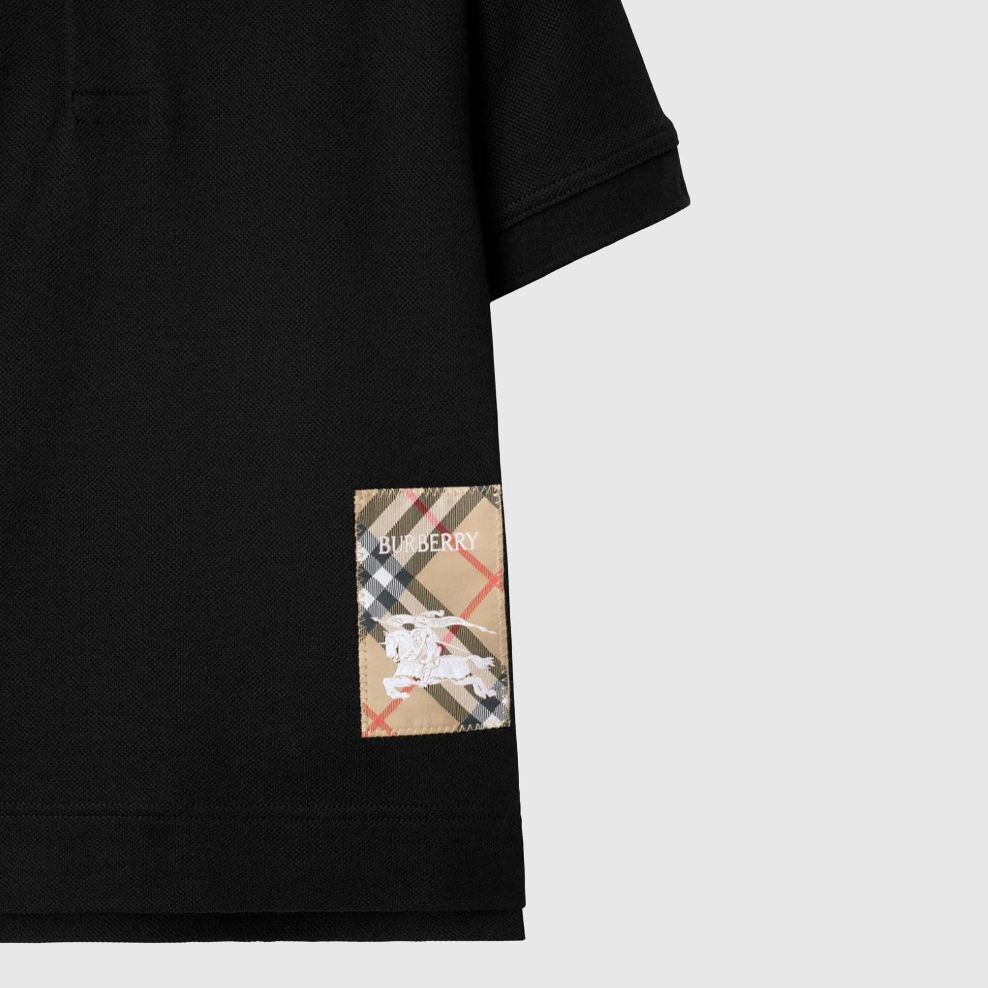 Polo A Quadri Nera Firmata BURBERRY - annameglio.com abbigliamento moda