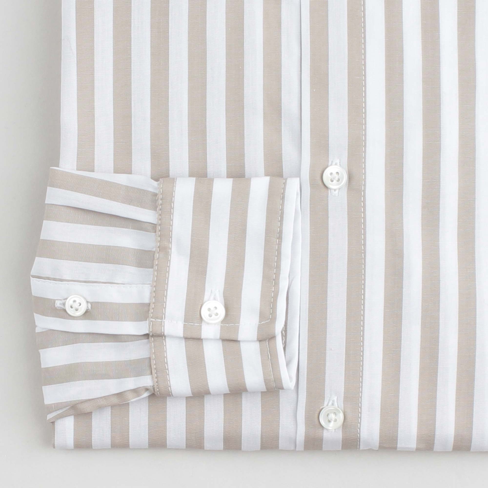 Camicia Bianca E Beige Firmata ELEVENTY - annameglio.com abbigliamento moda