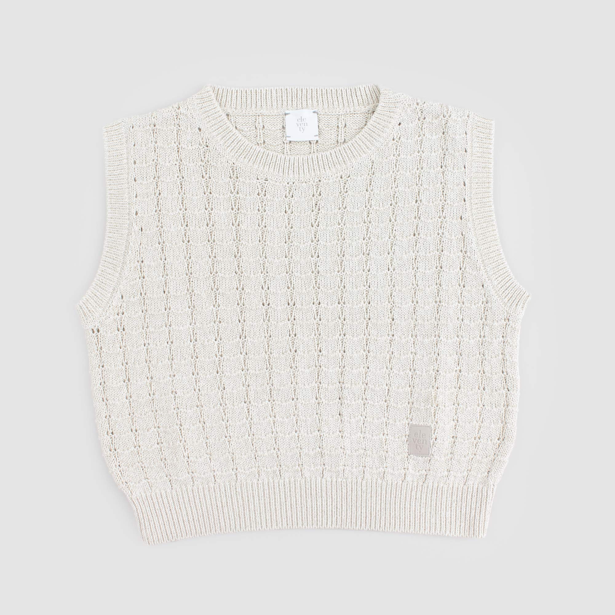 Gilet In Beige Firmato ELEVENTY - annameglio.com abbigliamento moda