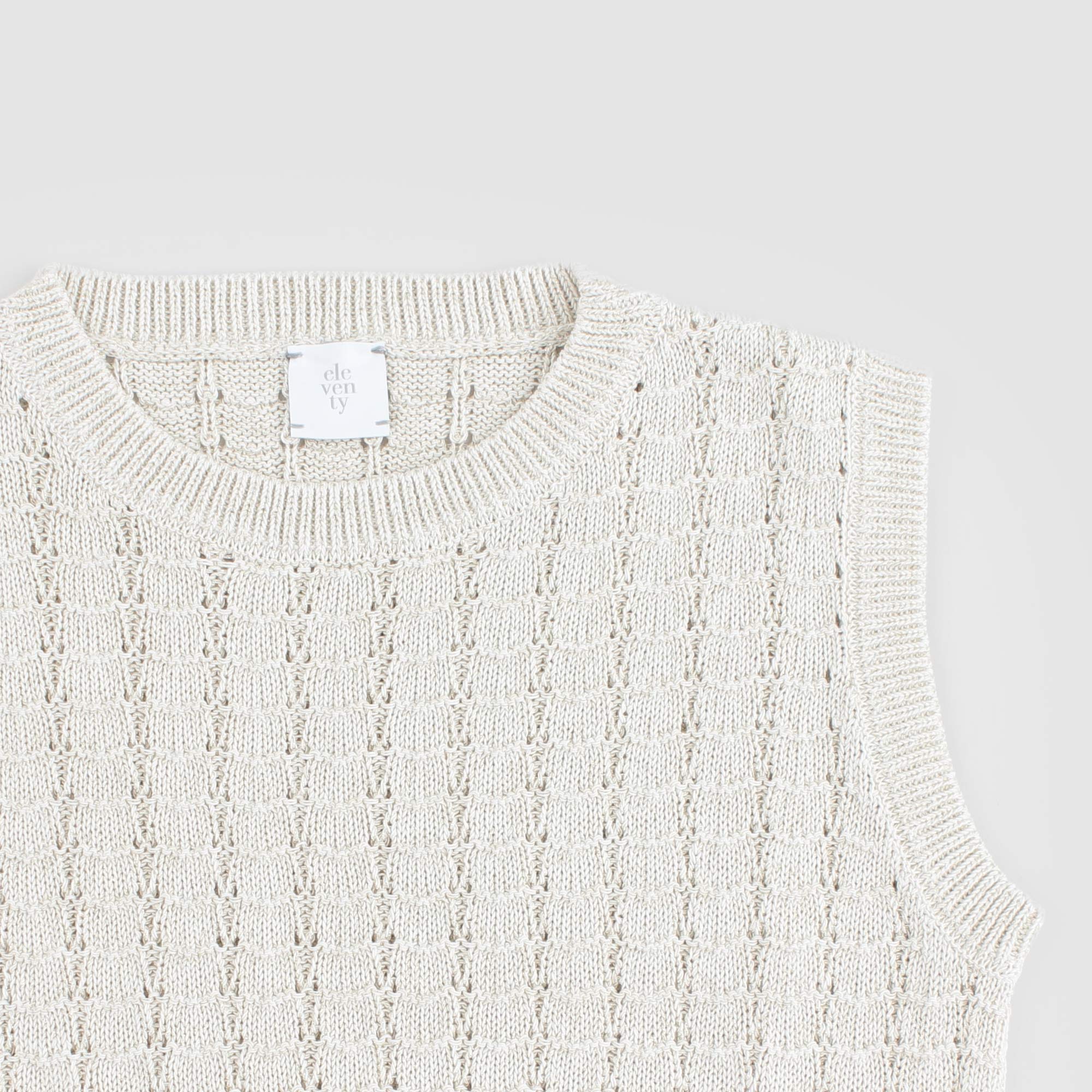 Gilet In Beige Firmato ELEVENTY - annameglio.com abbigliamento moda